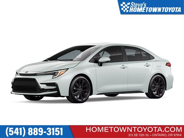 Pearl 2026 Toyota Corolla SE FWD Sedan Front-Wheel Drive Continuously Variable Transmission