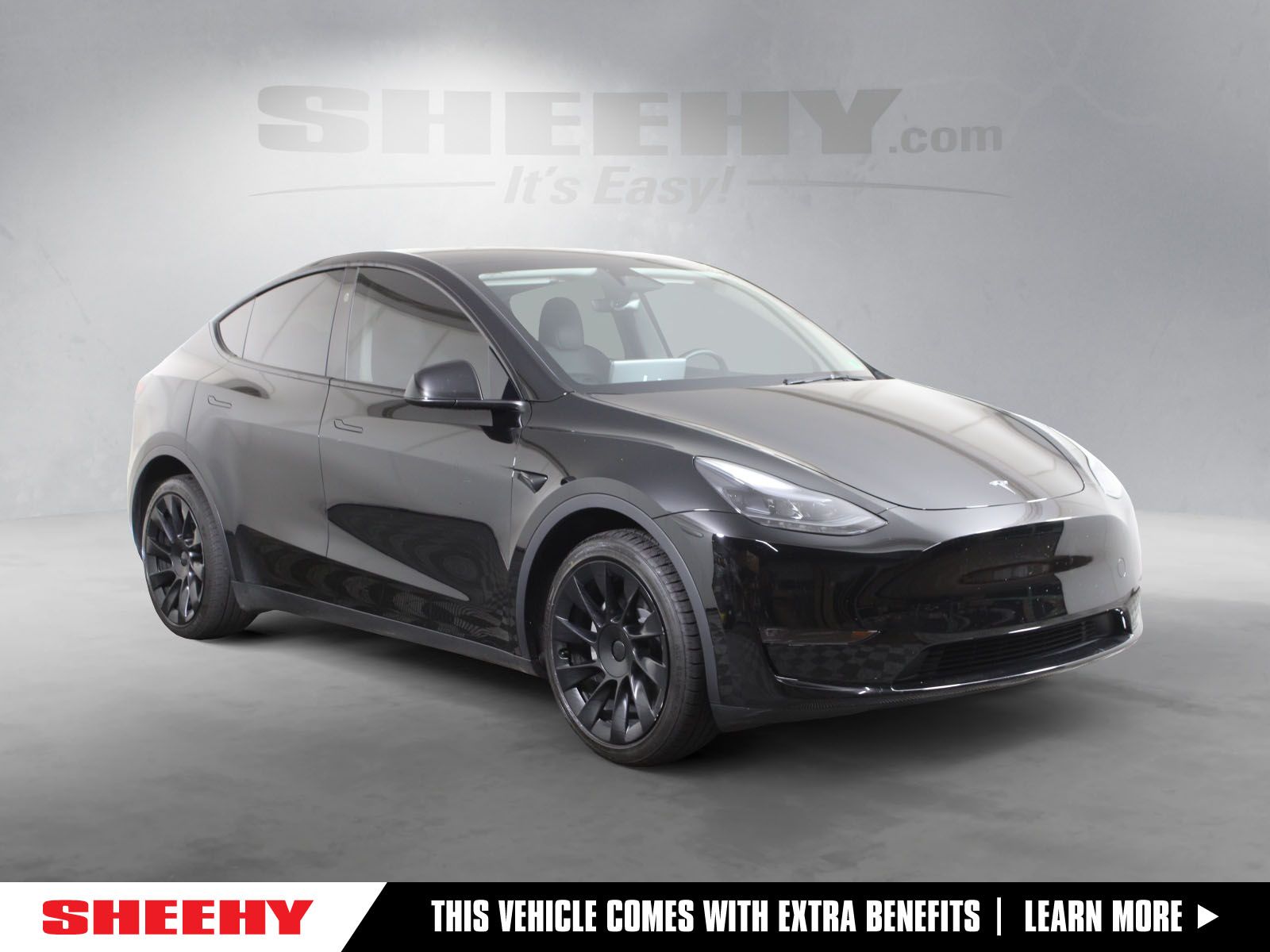 Solid Black 2025 Tesla Model Y SUV / Crossover All-Wheel Drive 1-Speed Automatic
