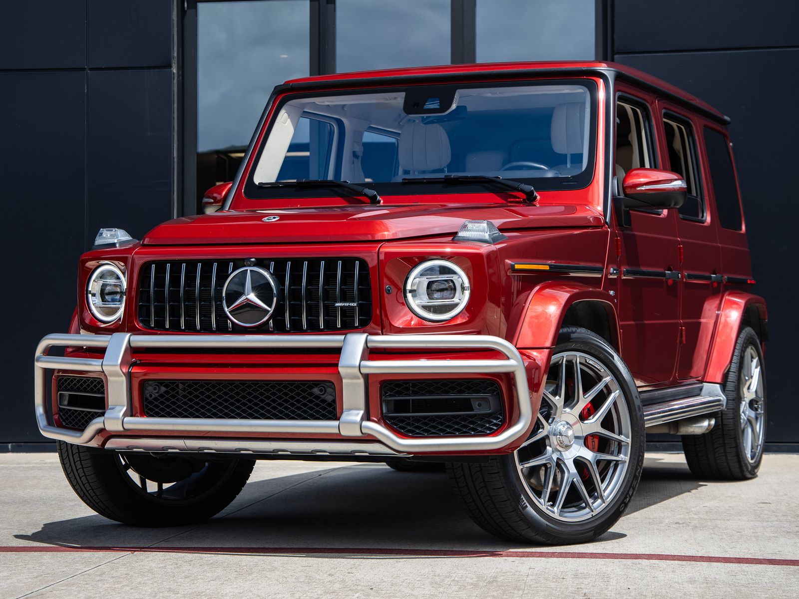 MANUFAKTUR Cardinal Red magno 2024 Mercedes-Benz G-Class AMG G 63 4MATIC SUV / Crossover All-Wheel Drive 9-Speed Automatic
