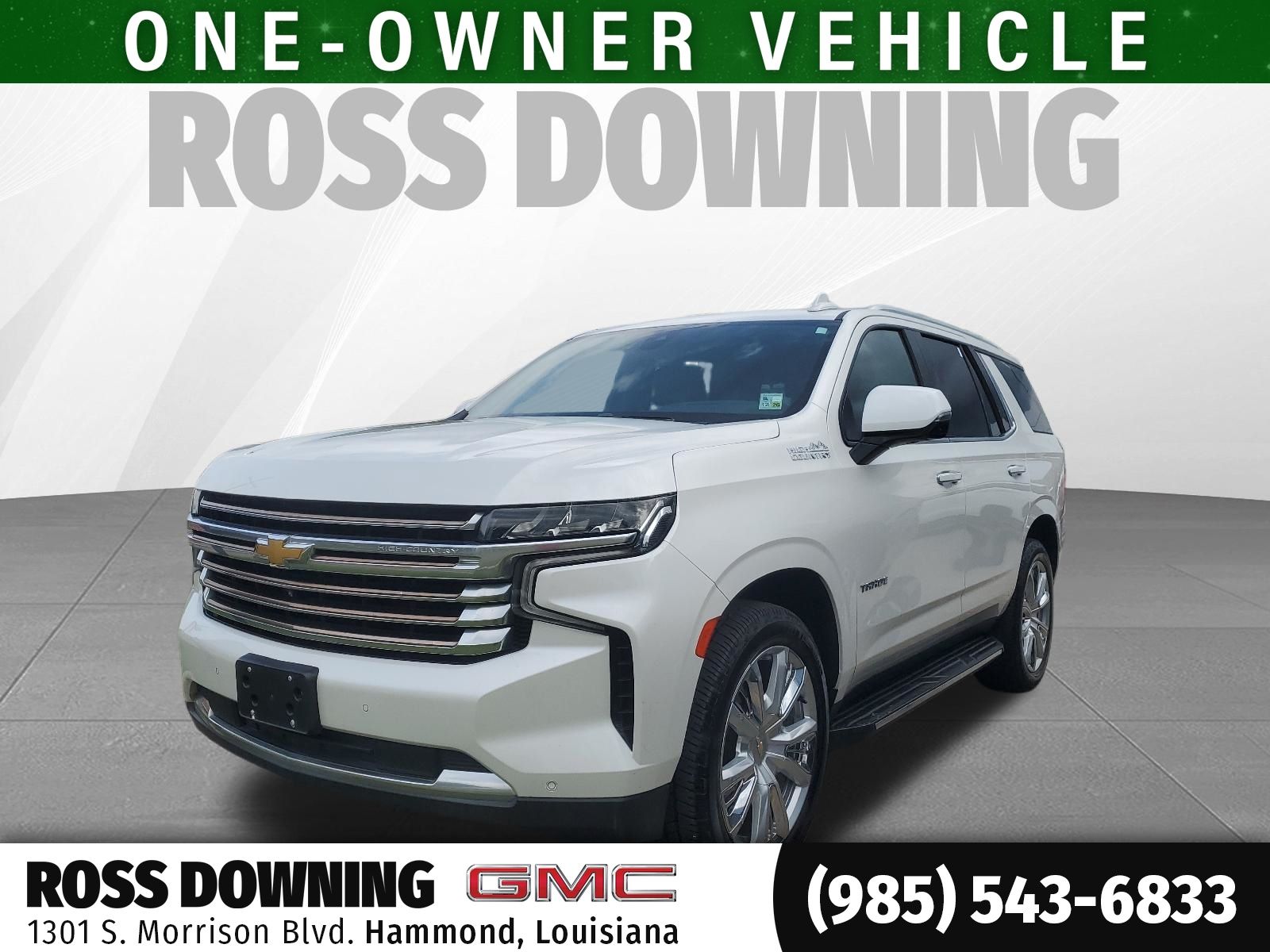 2021 Chevrolet Tahoe High Country Beige at Toyota of Kenner