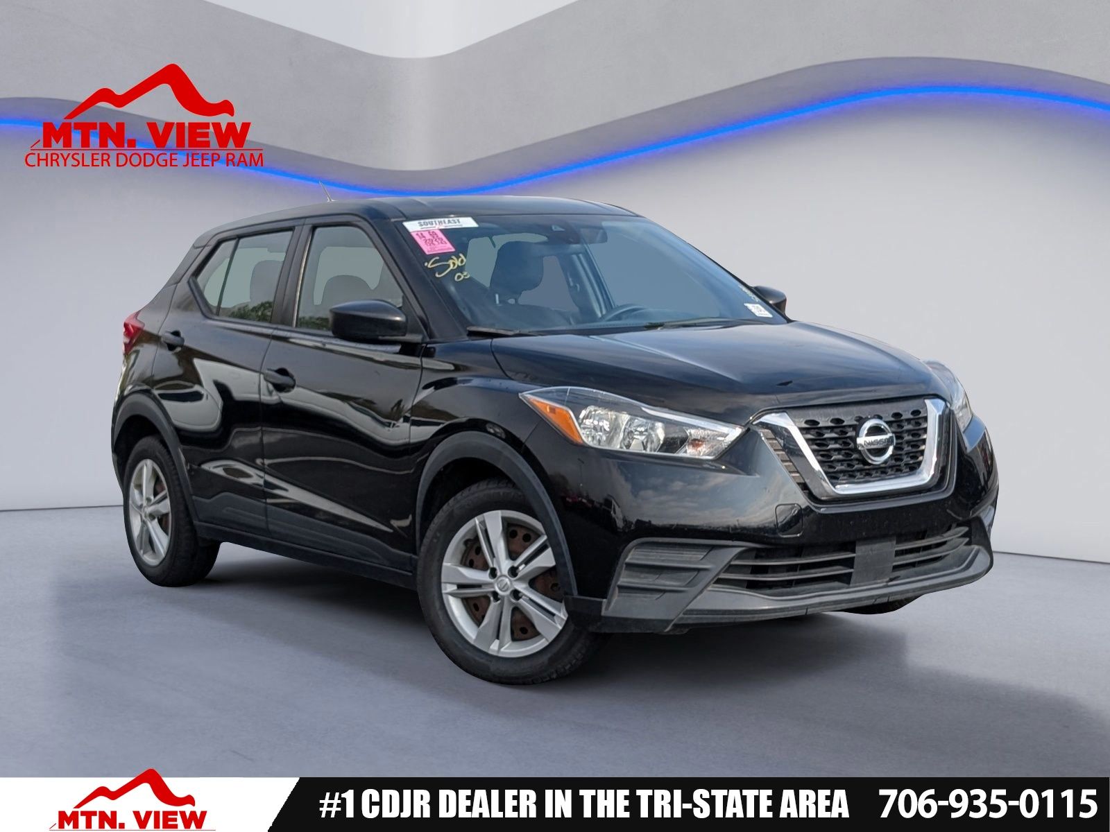 Super Black 2020 Nissan Kicks S FWD SUV / Crossover Front-Wheel Drive Continuously Variable Transmission