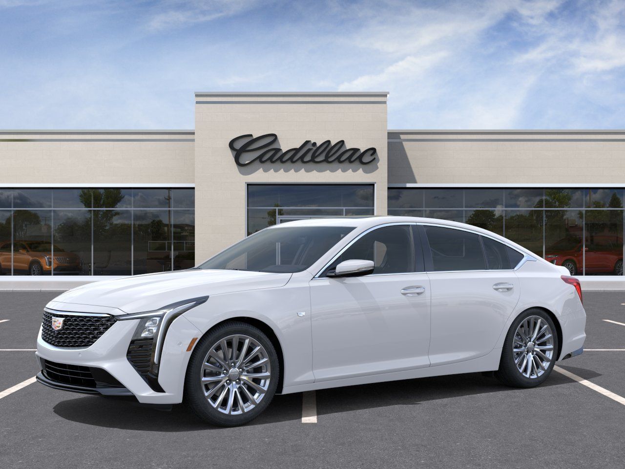 2026 Cadillac CT5 Premium Luxury White at Ross Downing Buick GMC