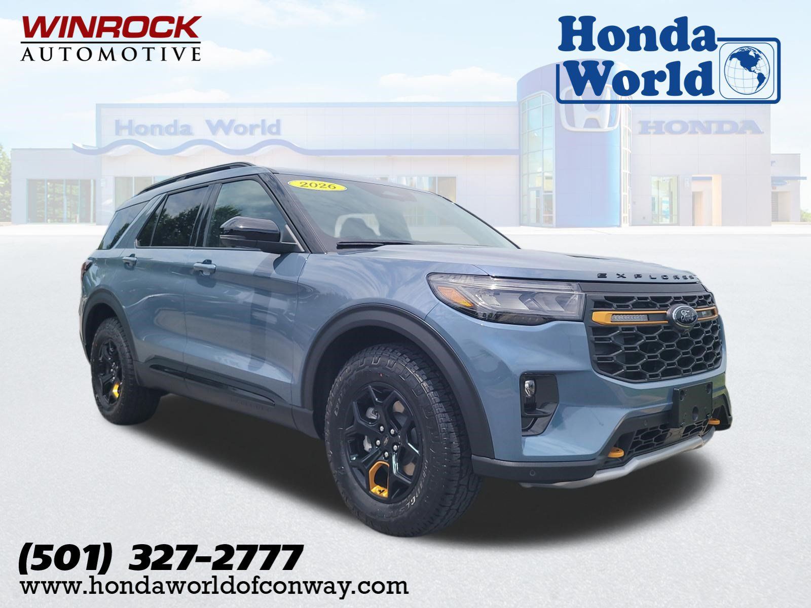 Vapor Blue 2026 Ford Explorer Tremor AWD SUV / Crossover All-Wheel Drive Automatic