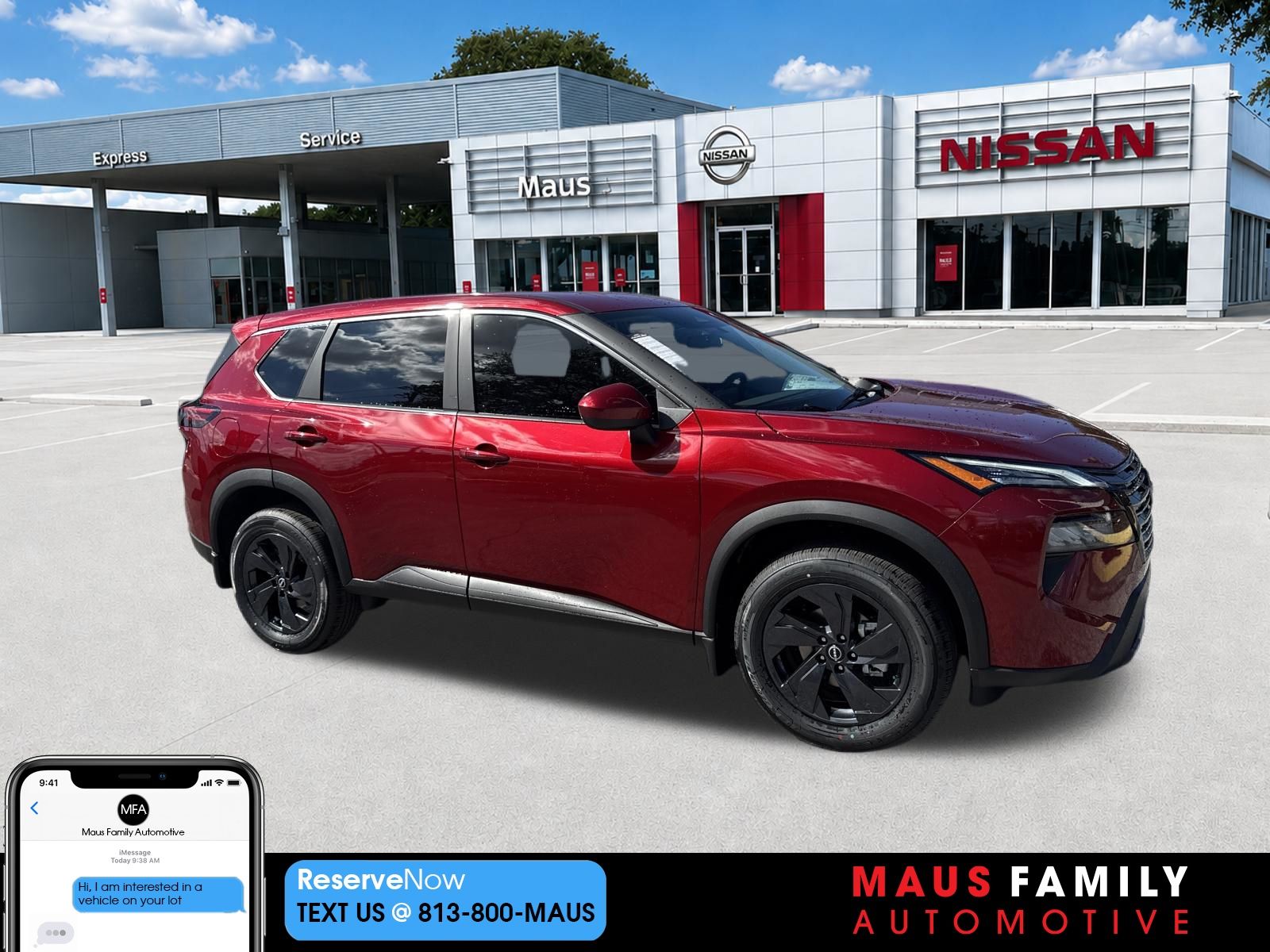 Red (Scarlet Ember Tintcoat) 2026 Nissan Rogue SV FWD SUV / Crossover Front-Wheel Drive Continuously Variable Transmission