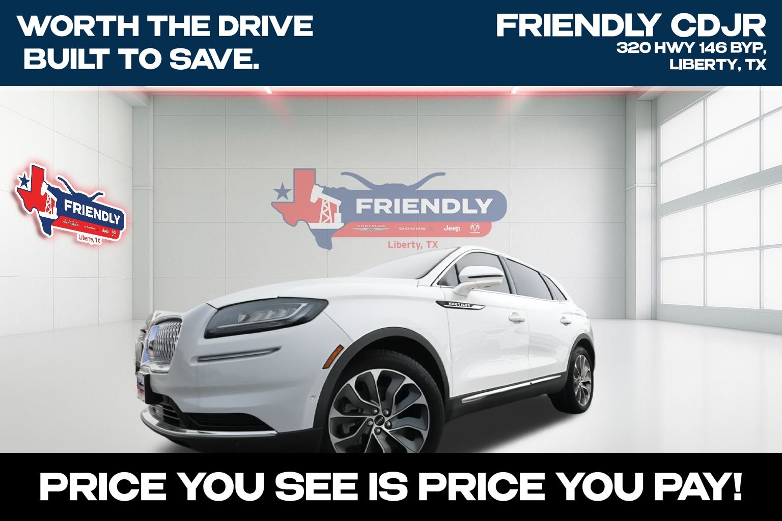 White Metallic 2022 Lincoln Nautilus Reserve FWD SUV / Crossover Front-Wheel Drive 8-Speed Automatic