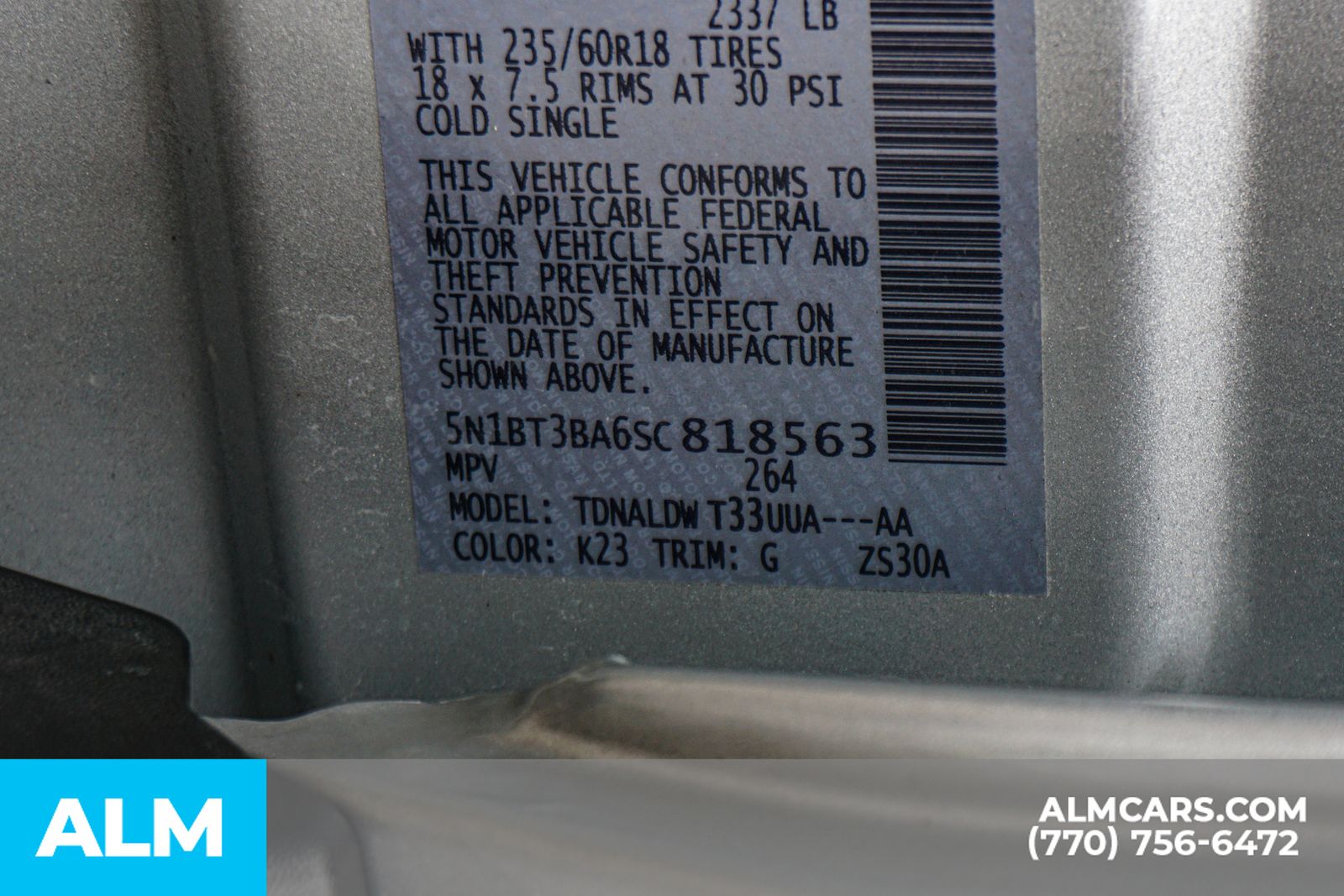 Used 2025 Silver Nissan SV image 64