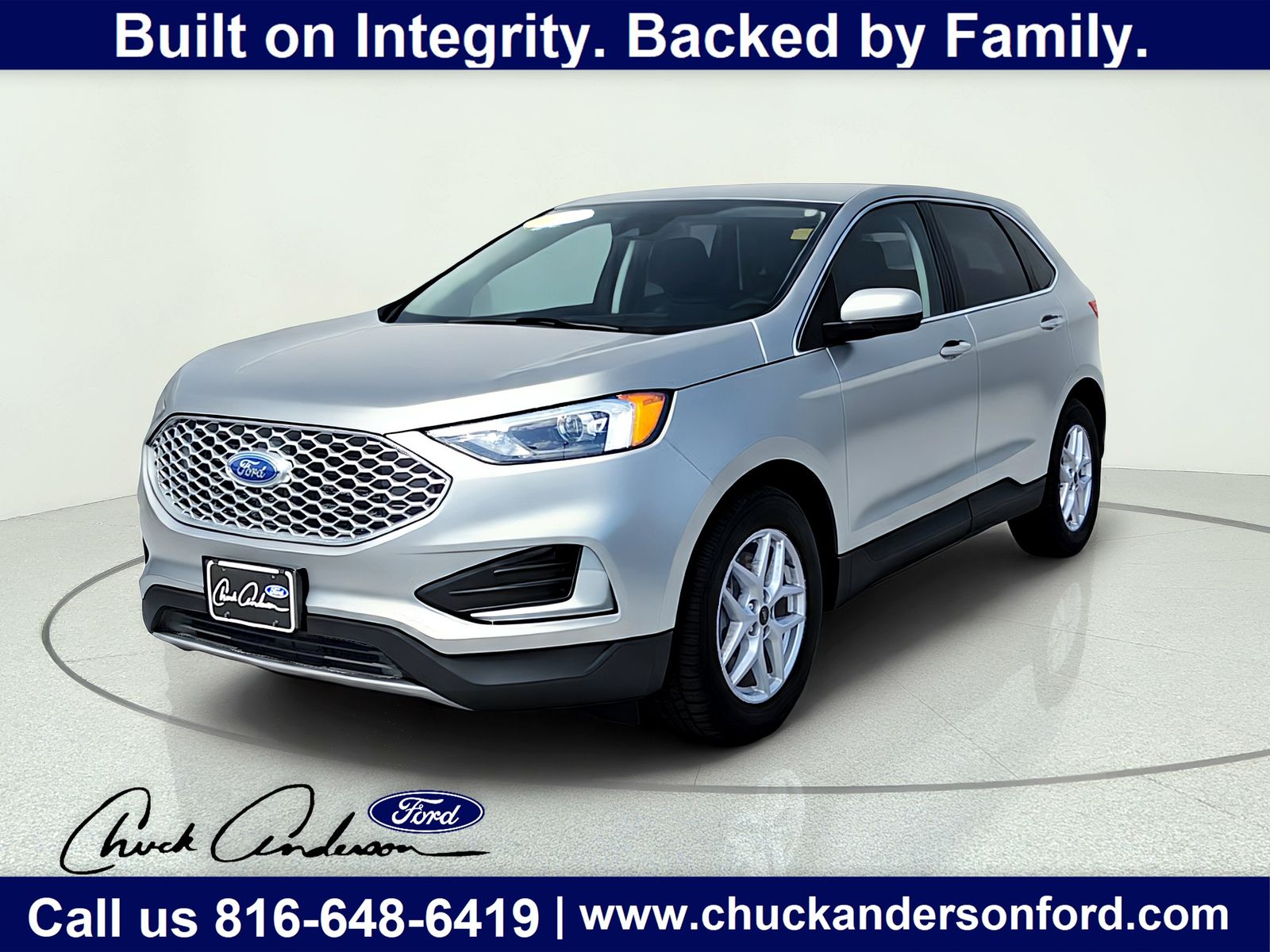 Silver Metallic 2024 Ford Edge SUV / Crossover All-Wheel Drive 8-Speed Automatic