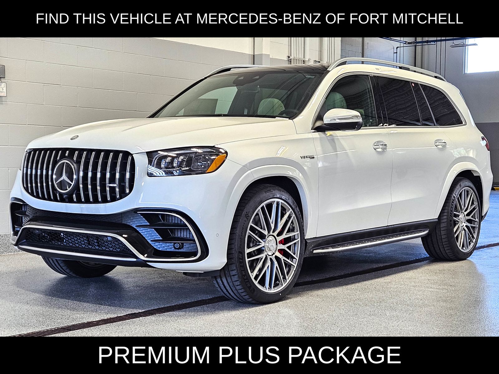 Moonlight White Metallic 2026 Mercedes-Benz GLS AMG GLS 63 4MATIC SUV / Crossover All-Wheel Drive 9-Speed Automatic