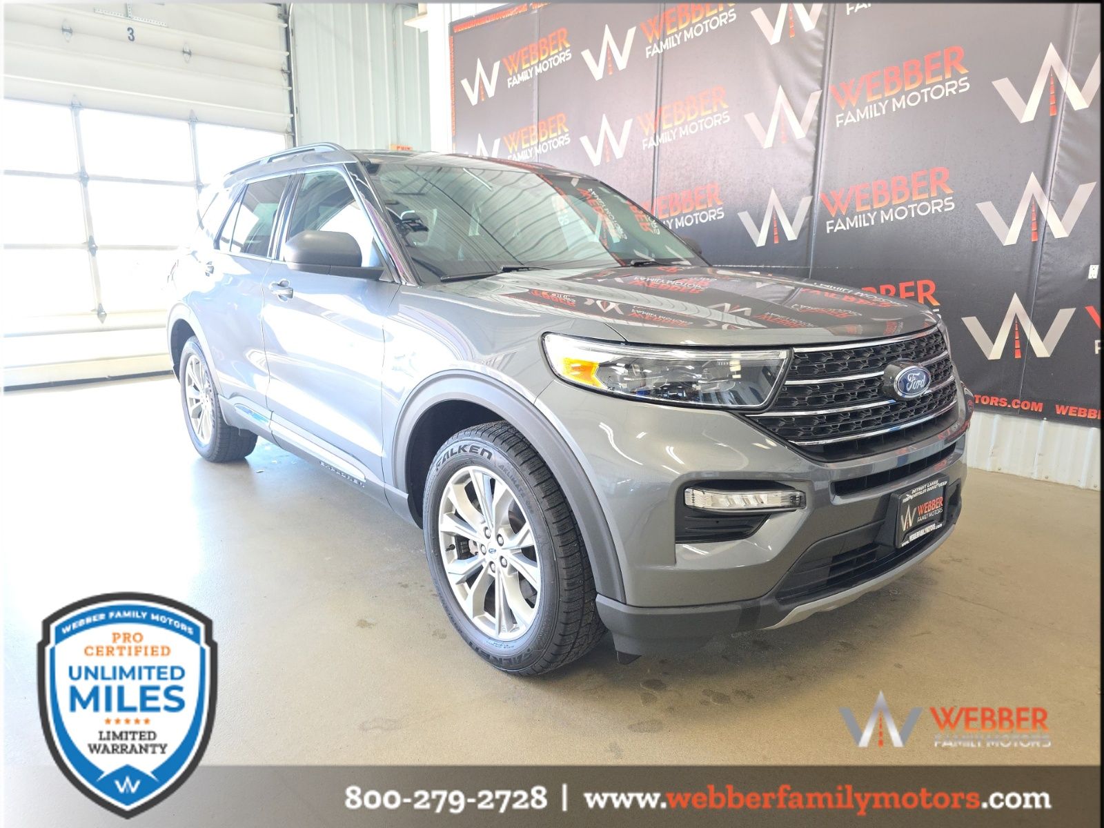 Carbonized Gray Metallic 2024 Ford Explorer SUV / Crossover All-Wheel Drive Automatic
