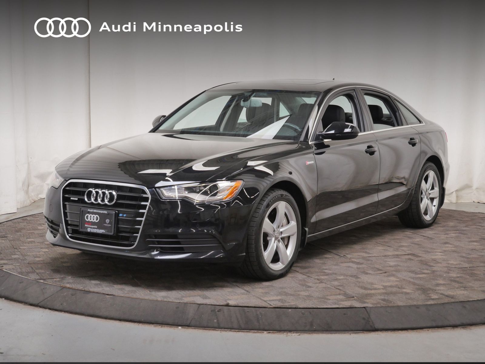 Brilliant Black 2012 Audi A6 Sedan All-Wheel Drive 8-Speed Automatic