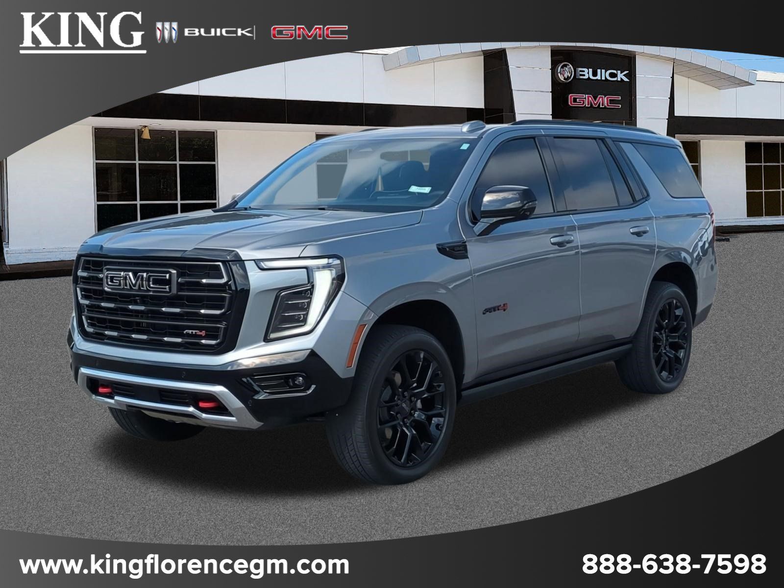 Sterling Metallic 2026 GMC Yukon AT4 Ultimate 4WD SUV / Crossover Four-Wheel Drive