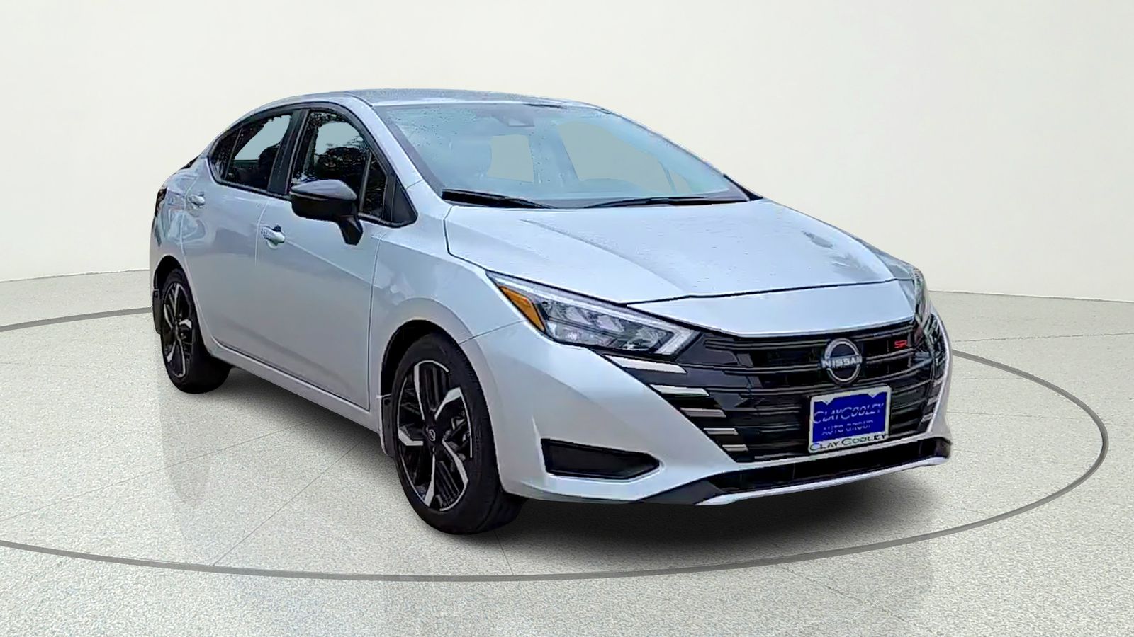 Brilliant Silver Metallic 2025 Nissan Versa SR FWD Sedan Front-Wheel Drive Continuously Variable Transmission