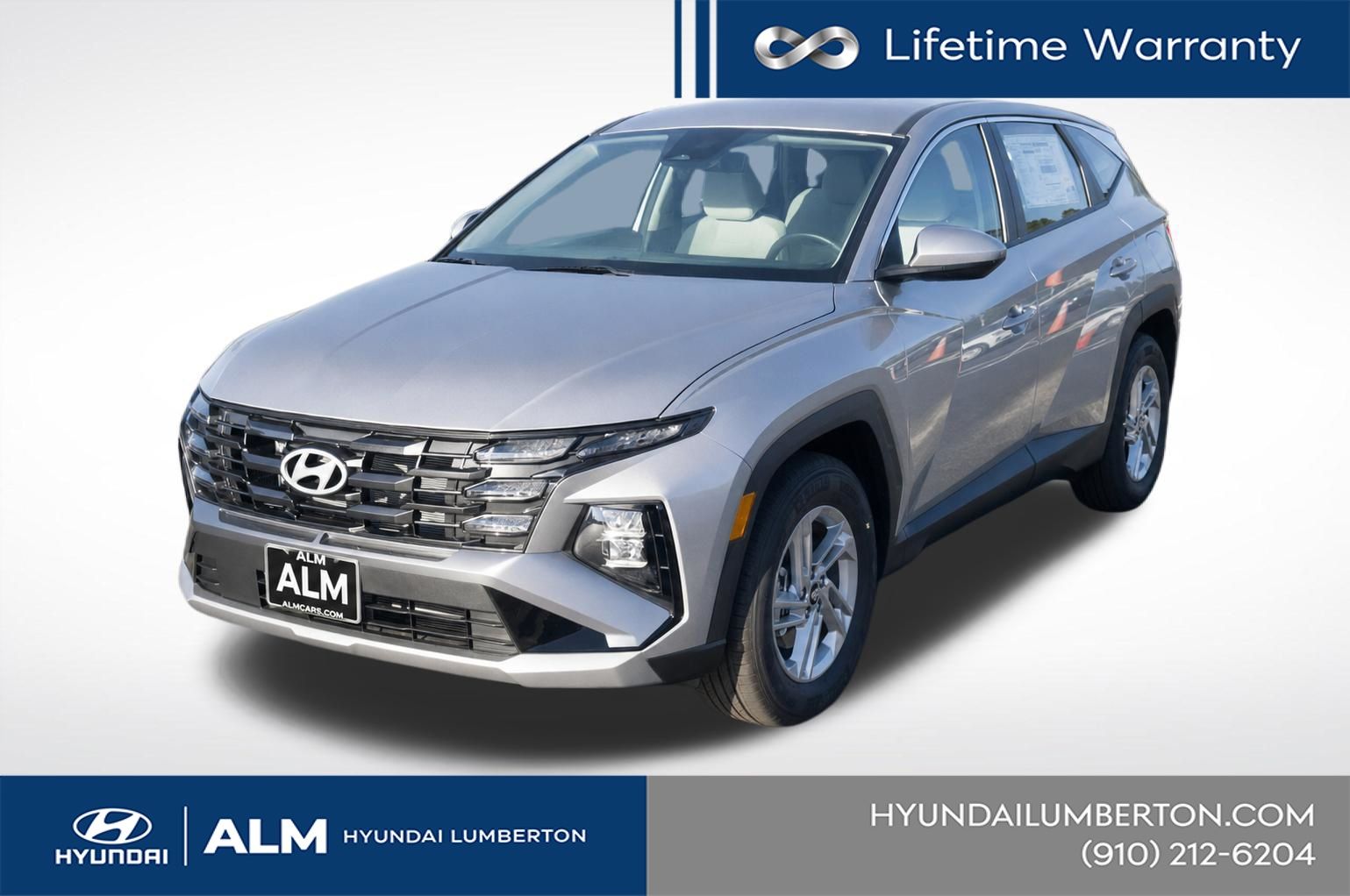 Shimmering Silver 2026 Hyundai Tucson SUV / Crossover Front-Wheel Drive 8-Speed Automatic