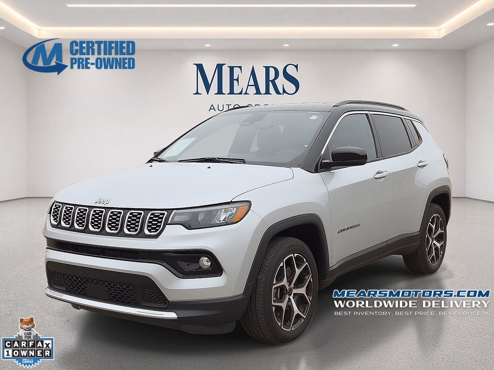 Silver Zynith Metallic Clearcoat 2025 Jeep Compass SUV / Crossover Four-Wheel Drive 8-Speed Automatic