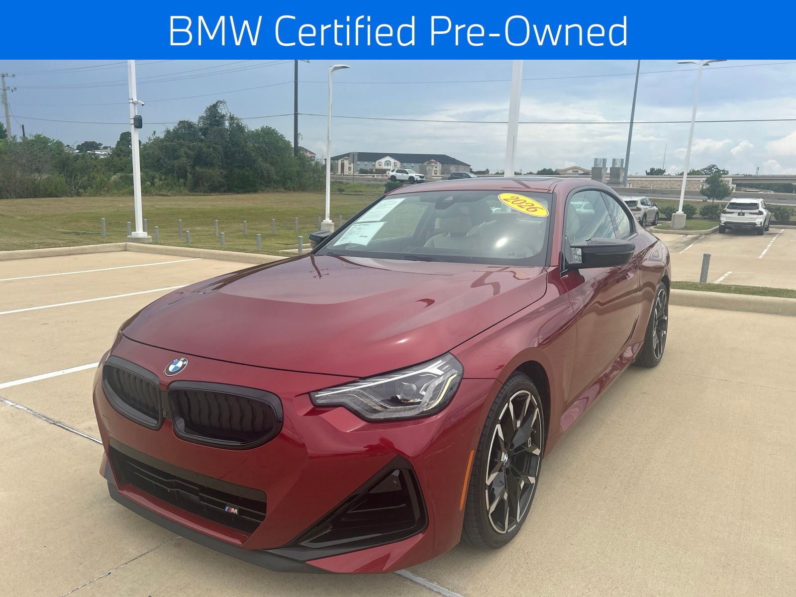 Vegas Red Metallic 2026 BMW 2 Series Coupe Rear-Wheel Drive 8-Speed Automatic