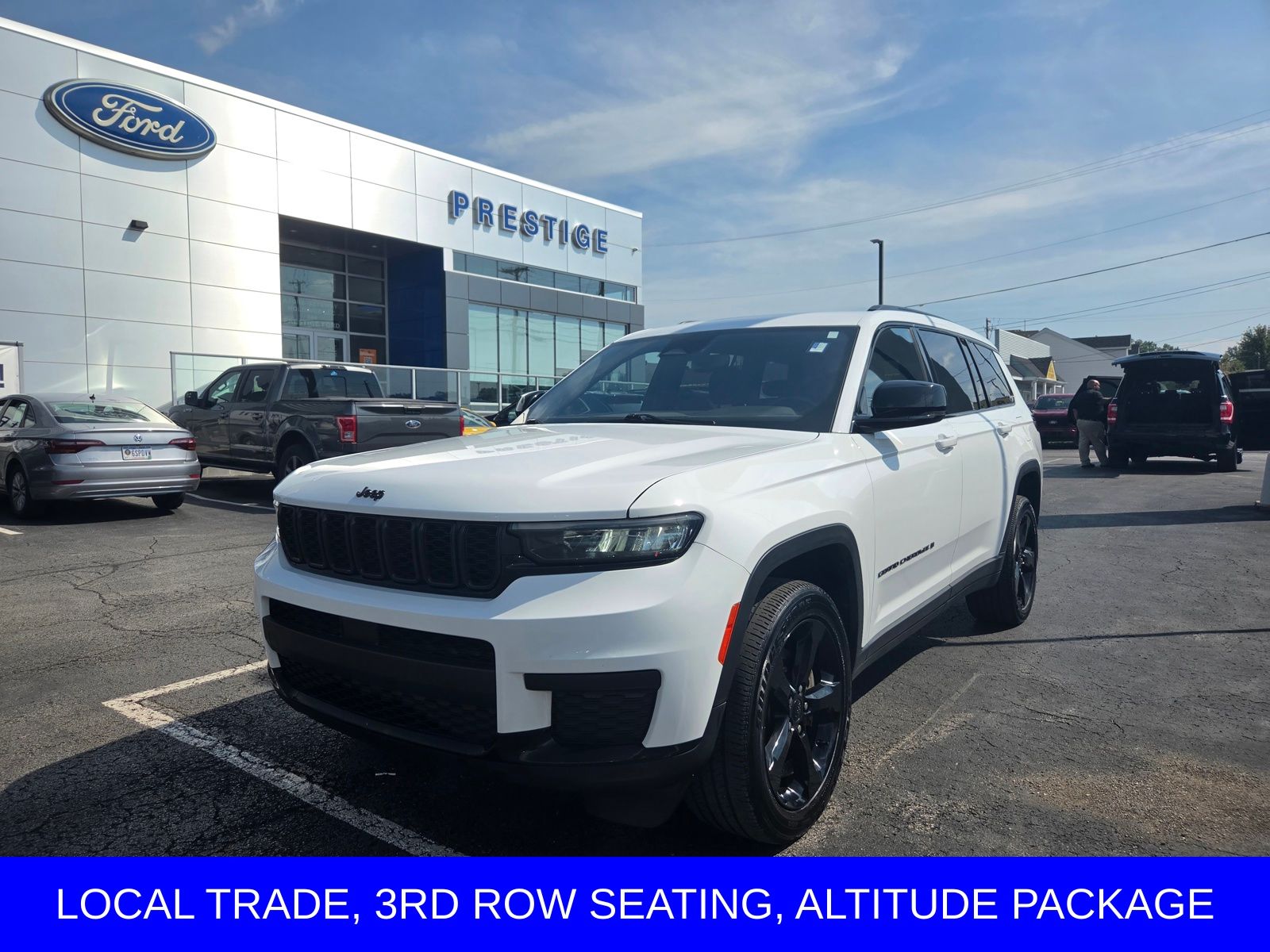 Bright White Clearcoat 2021 Jeep Grand Cherokee L SUV / Crossover Four-Wheel Drive 8-Speed Automatic