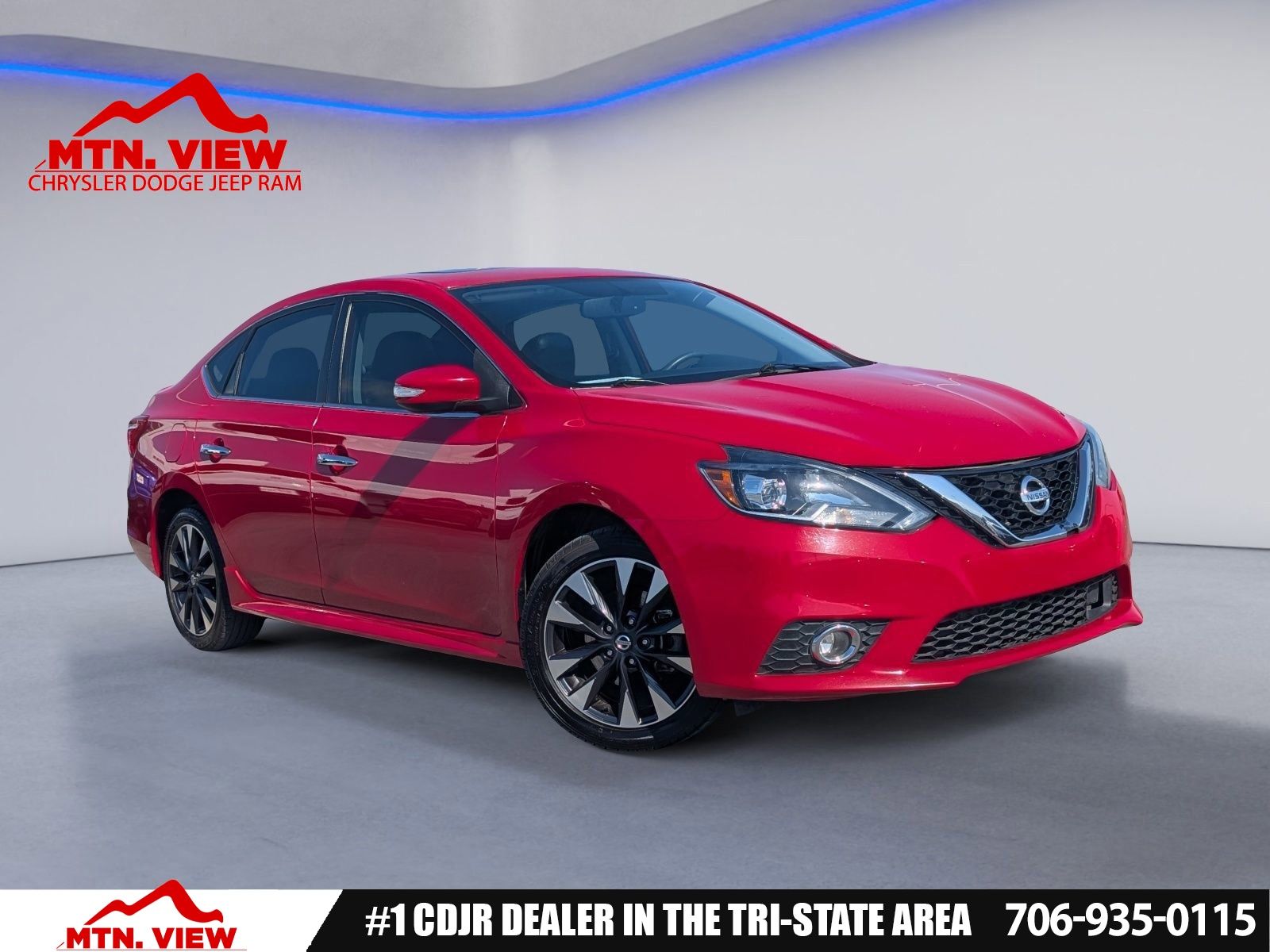 Red Alert 2017 Nissan Sentra SR Sedan Front-Wheel Drive Continuously Variable Transmission
