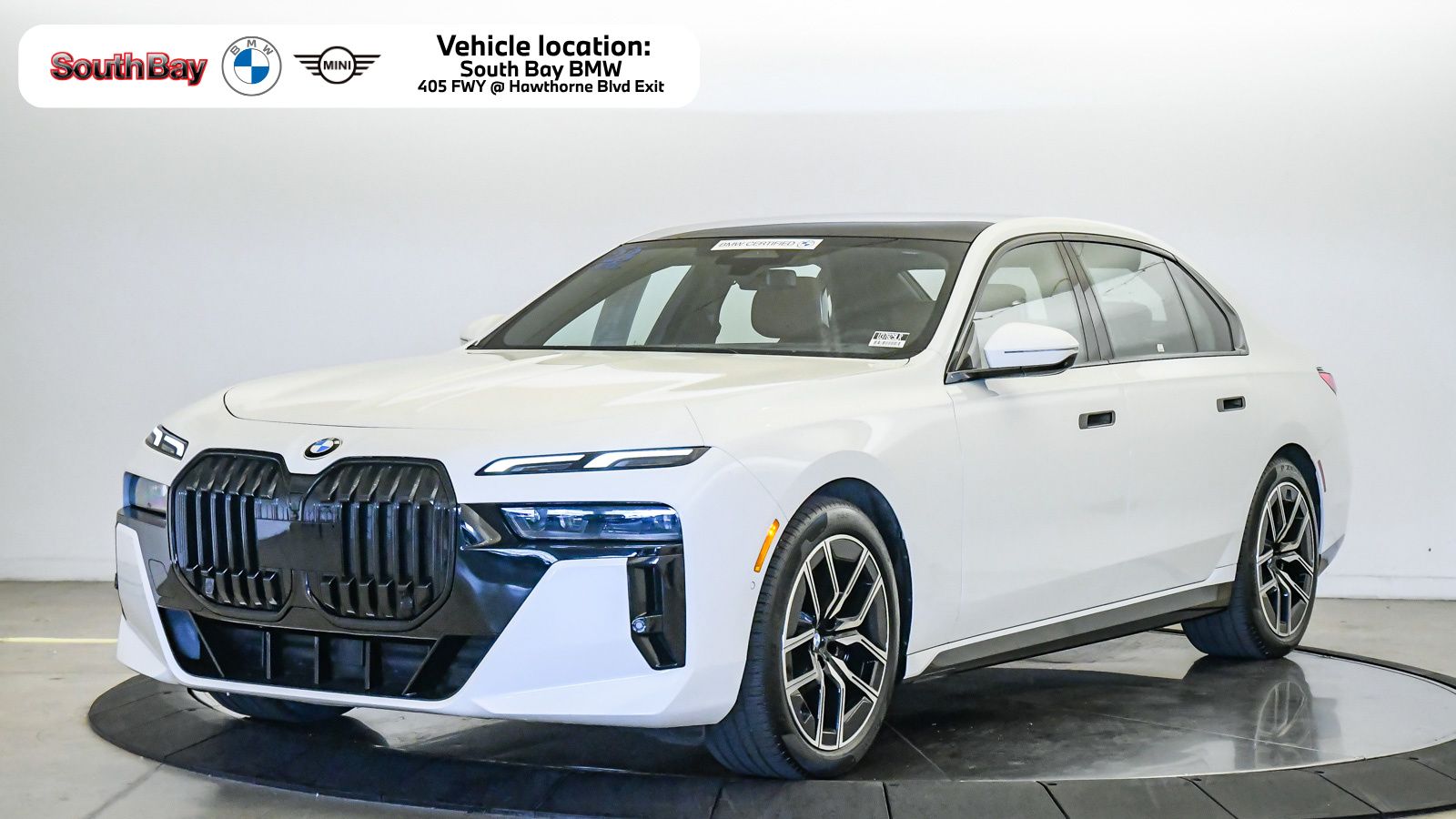 Alpine White 2023 BMW 7 Series Sedan Rear-Wheel Drive 8-Speed Automatic