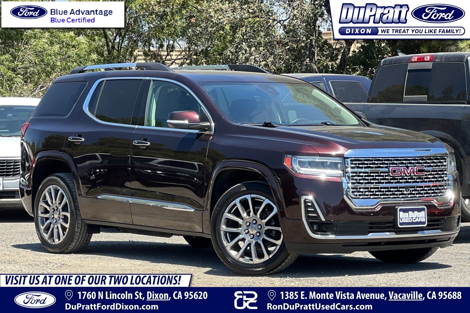 Red Mahogany Metallic 2021 GMC Acadia SUV / Crossover Four-Wheel Drive 9-Speed Automatic