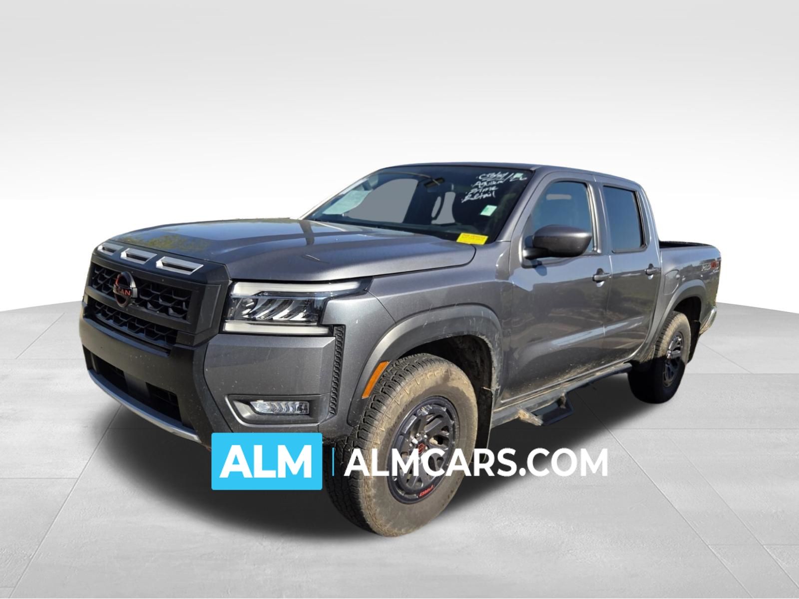 Gray (Gun Metallic) 2025 Nissan Frontier PRO-4X Crew Cab 4WD Pickup Truck Four-Wheel Drive 9-Speed Automatic Overdrive