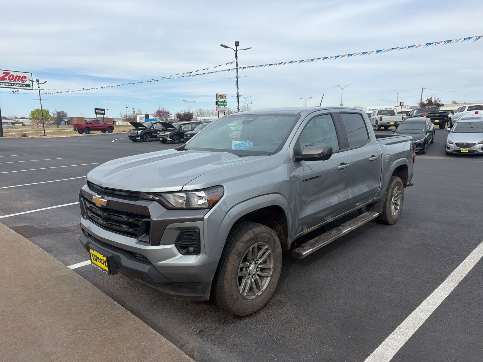 Sterling Gray Metallic 2023 Chevrolet Colorado LT Crew Cab 4WD Pickup Truck Four-Wheel Drive 8-Speed Automatic