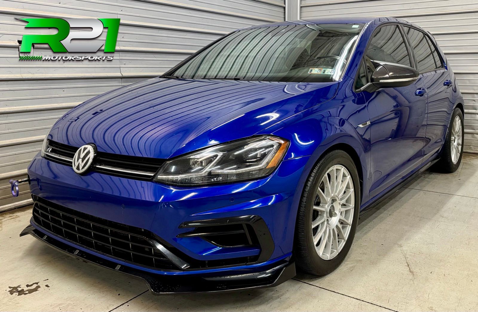Blue Metallic 2019 Volkswagen Golf R AWD Hatchback All-Wheel Drive 7-Speed Dual Clutch