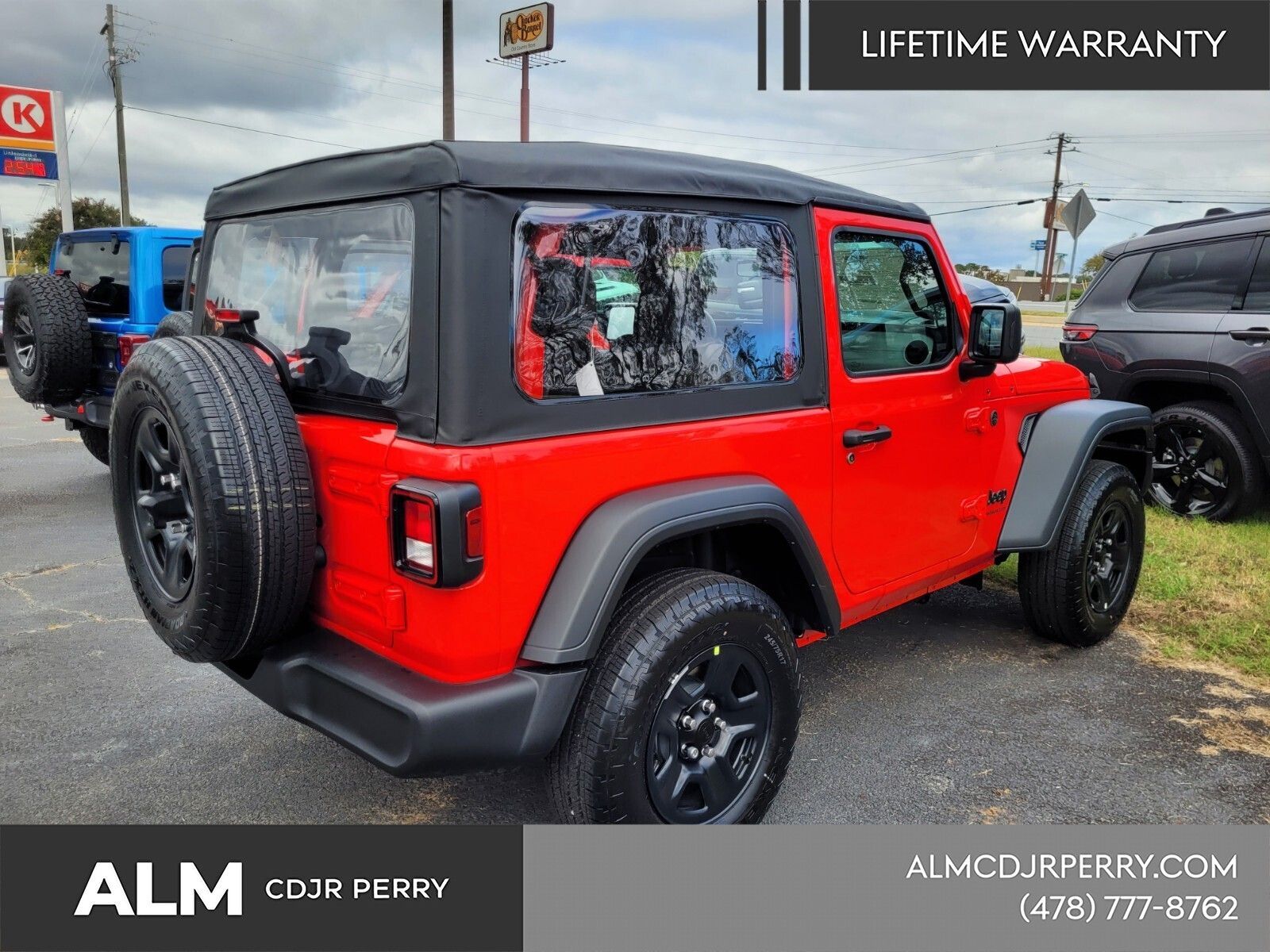 New 2026 Firecracker Red Clear-Coat Exterior Paint Jeep Sport image 13
