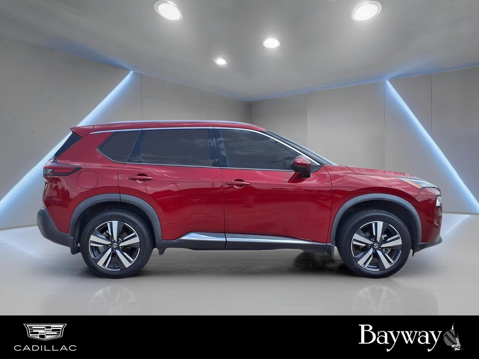 2021 Nissan Rogue SL Red at Central Houston Nissan
