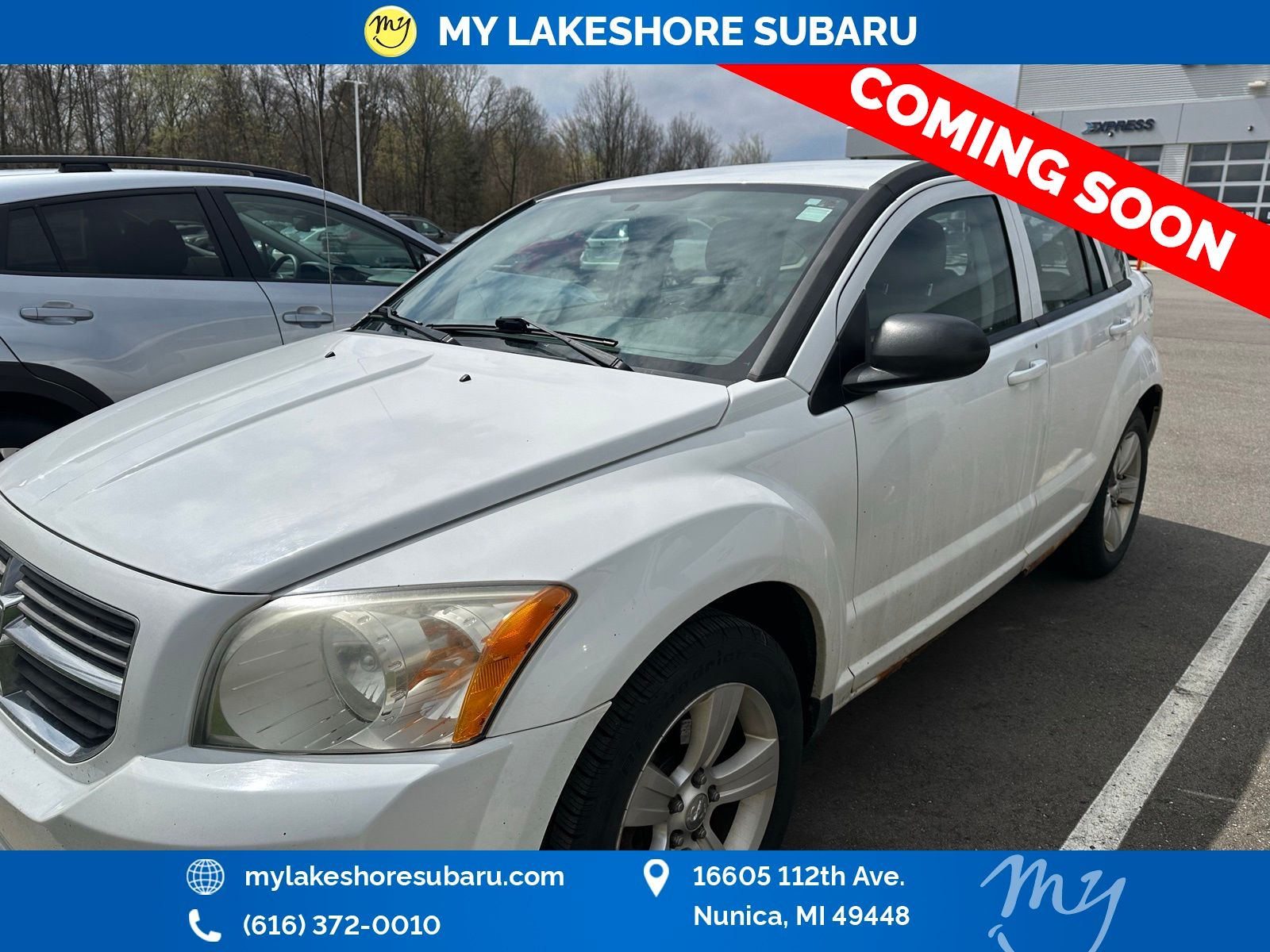 Bright White Clearcoat 2012 Dodge Caliber SXT FWD Hatchback Front-Wheel Drive Continuously Variable Transmission