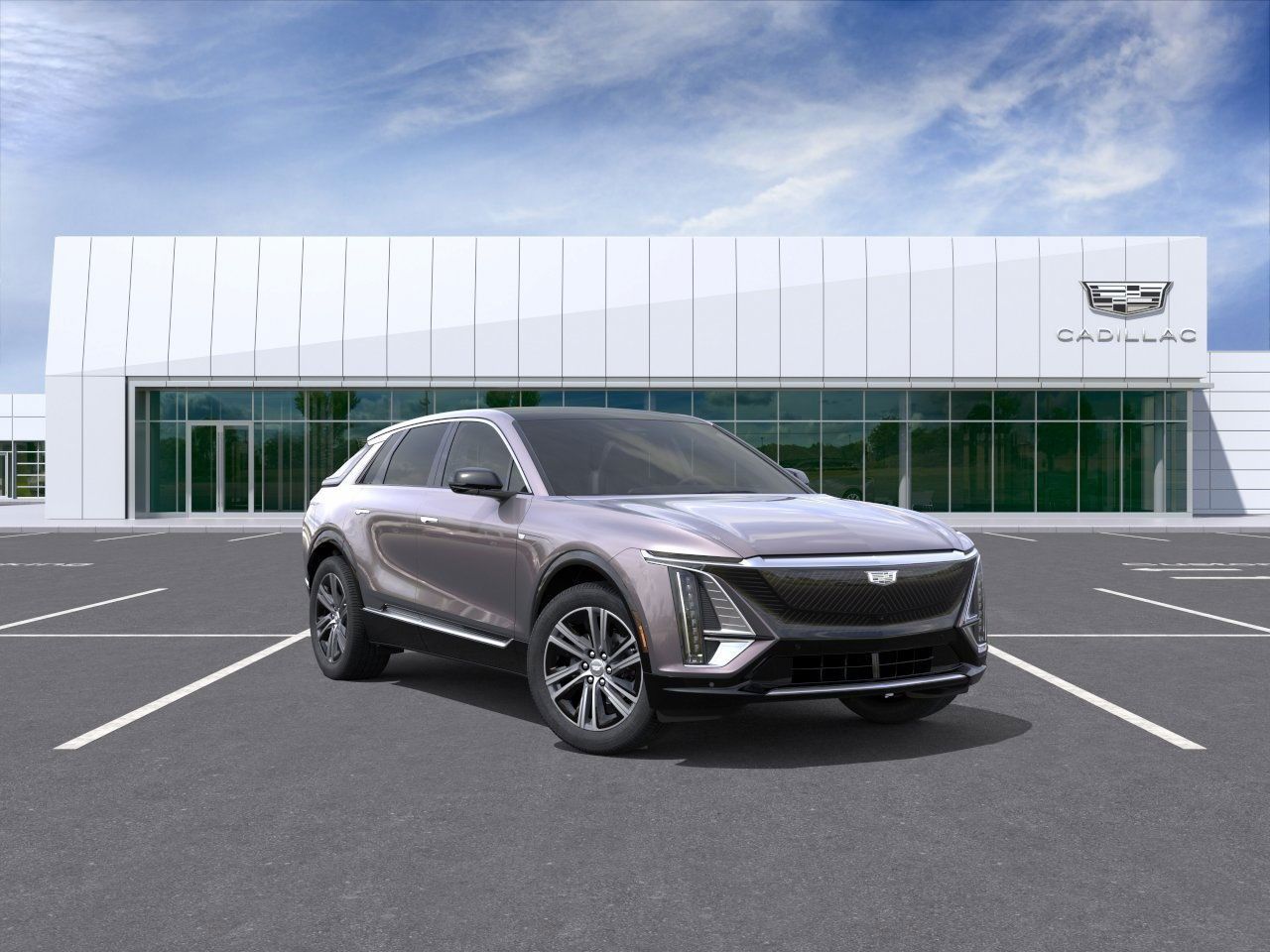 Celestial Metallic 2025 Cadillac LYRIQ Luxury 1 AWD SUV / Crossover All-Wheel Drive 1-Speed Automatic