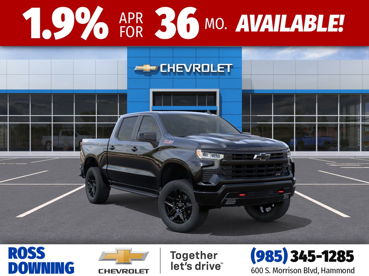 2026 Chevrolet Silverado 1500 LT Trail Boss Crew Cab 4WD