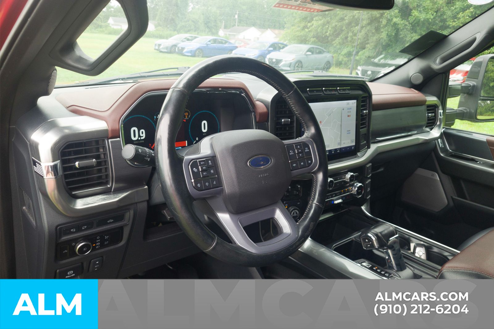 Used 2023 Rapid Red Metallic Tinted Clearcoat Ford Lariat image 6