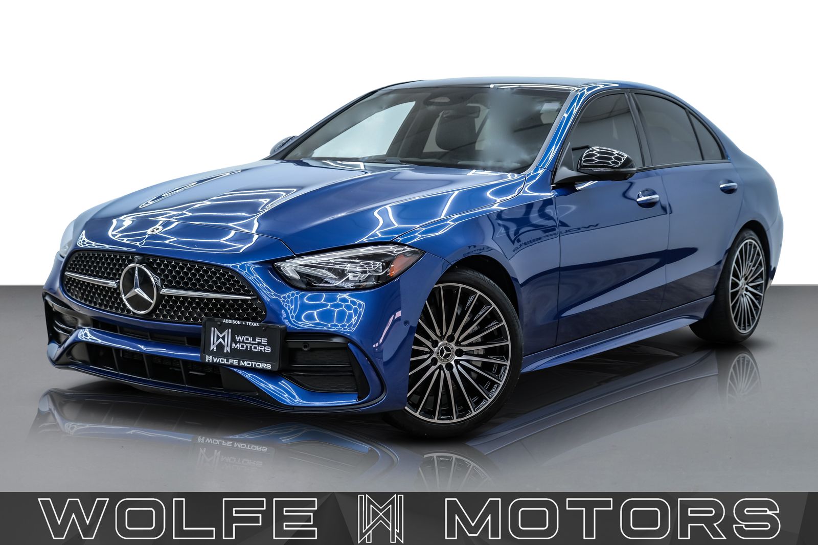 Blue 2025 Mercedes-Benz C-Class Sedan Rear-Wheel Drive 9-Speed Automatic