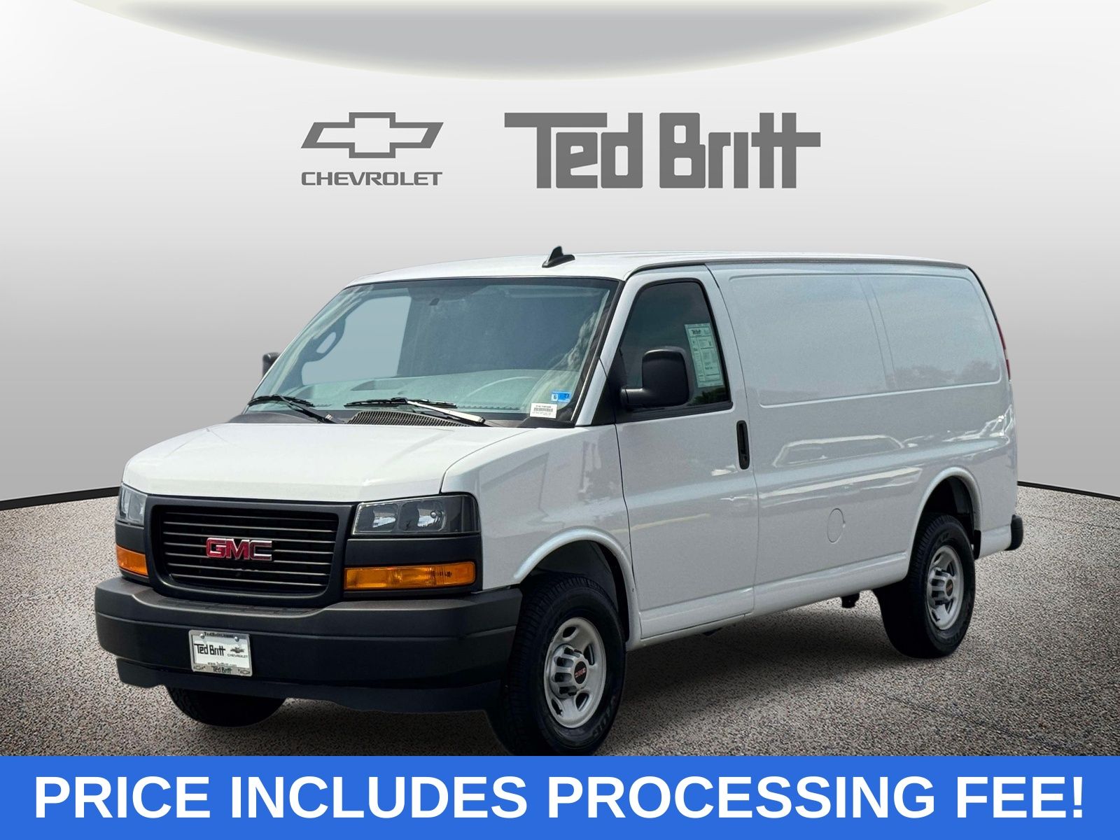 Summit White 2024 GMC Savana Cargo Van Rear-Wheel Drive 8-Speed Automatic Overdrive