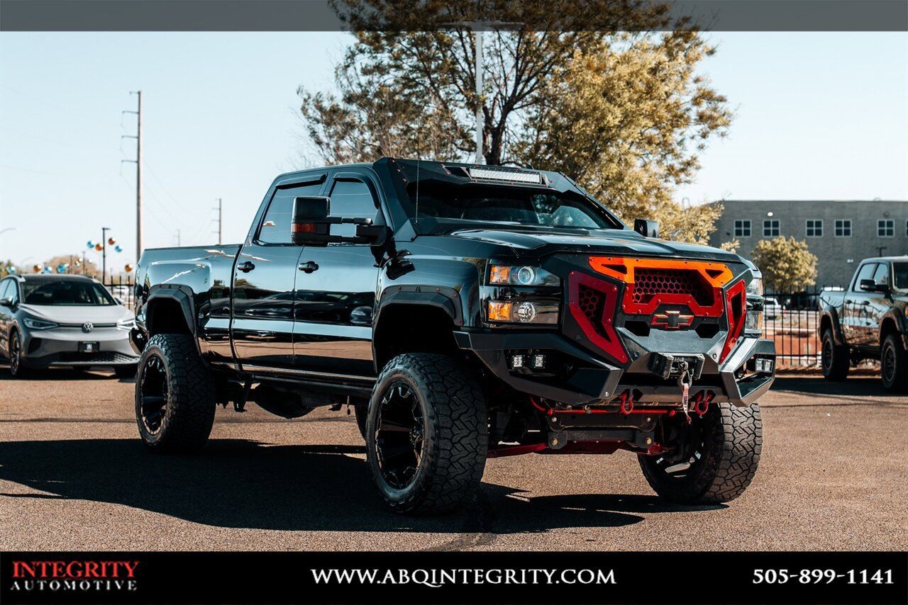 Black 2016 Chevrolet Silverado 2500HD LTZ Crew Cab 4WD Pickup Truck Four-Wheel Drive 6-Speed Automatic