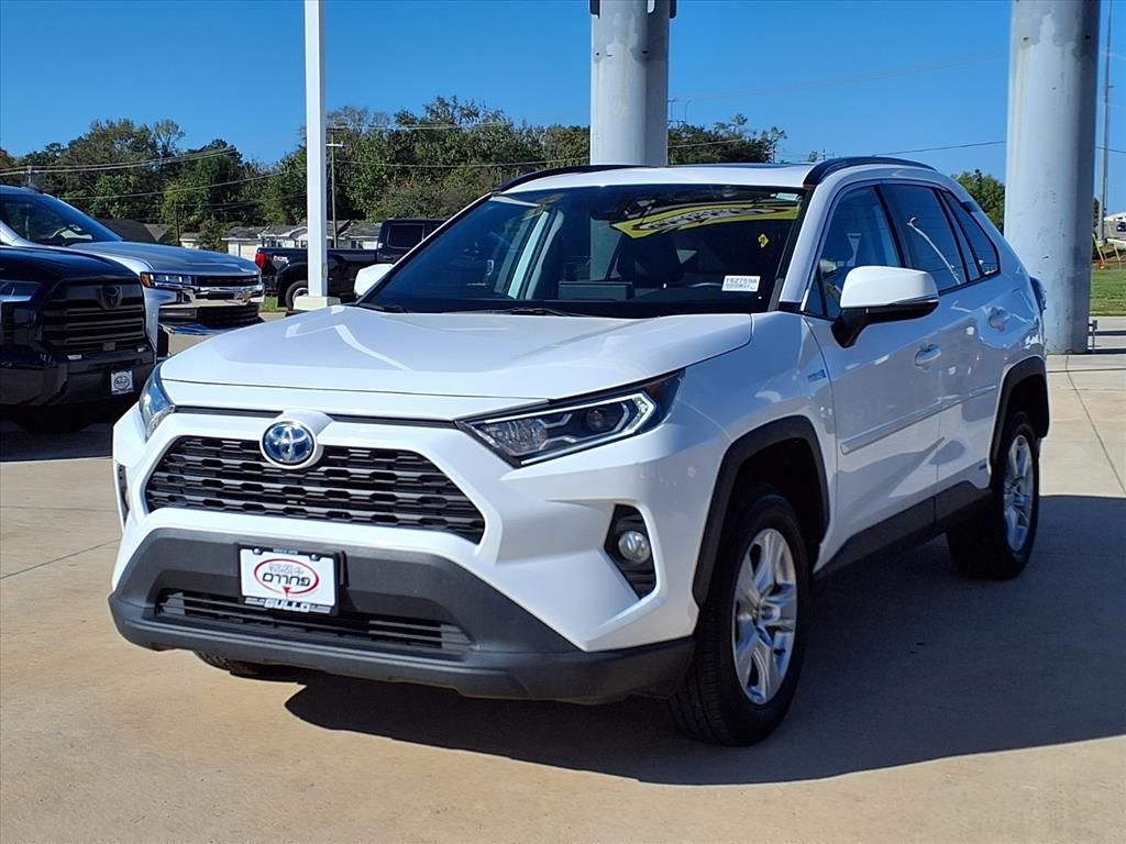 2021 Toyota RAV4 Hybrid XLE White at Don McGill Toyota