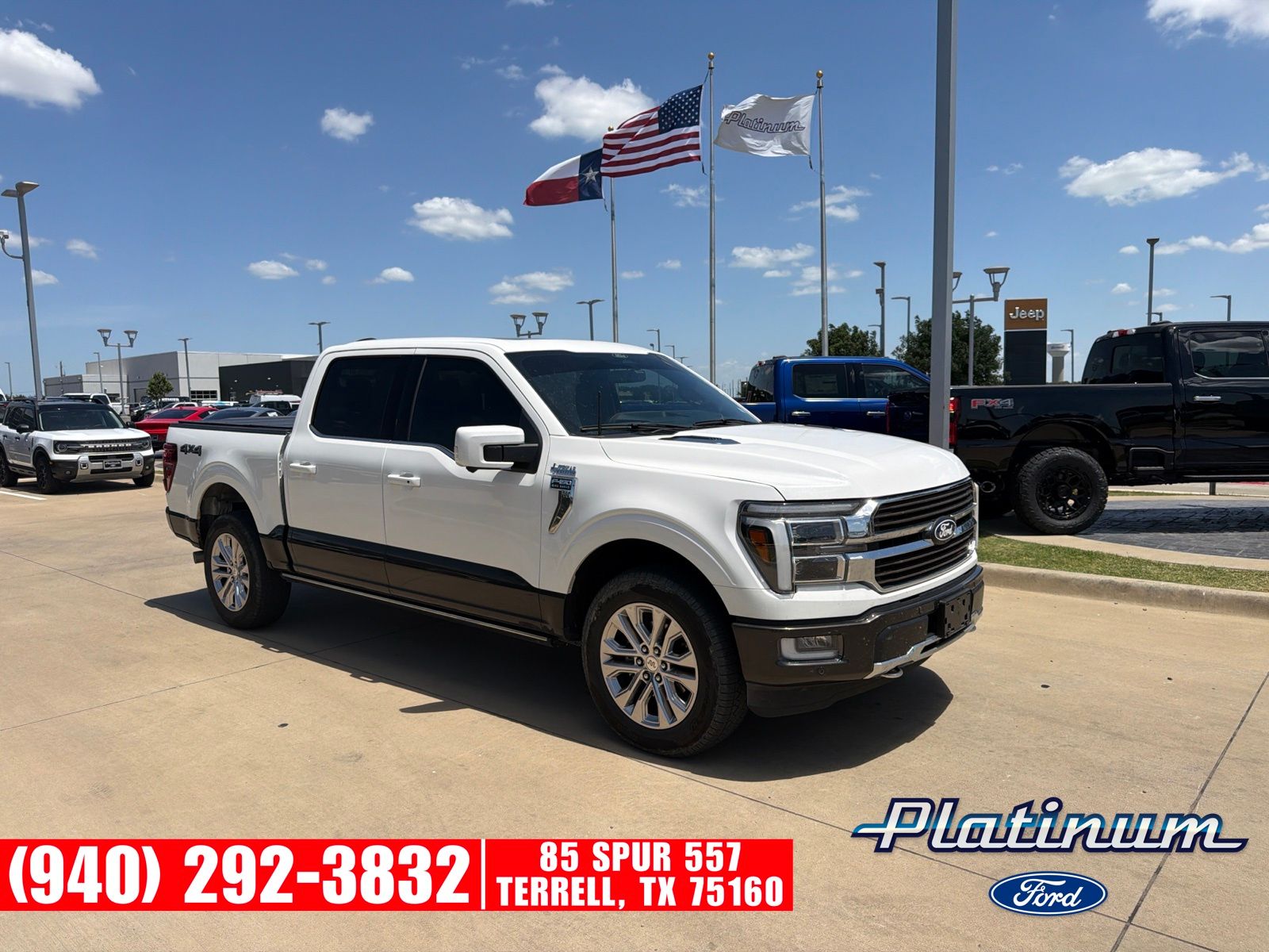 Brown 2024 Ford F-150 Pickup Truck Four-Wheel Drive Automatic