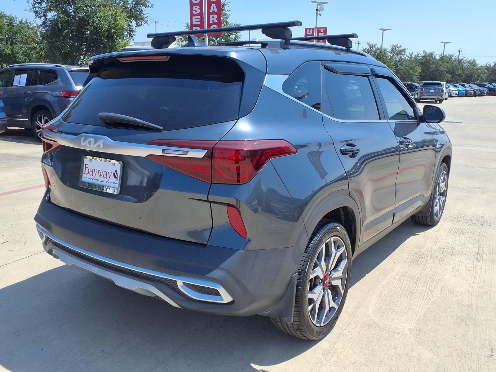 2023 Kia Seltos SX Gray at DeMontrond Auto Country