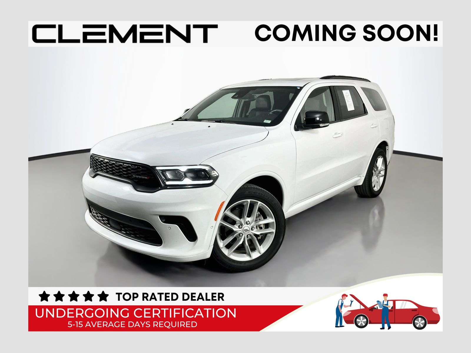 White Knuckle Clearcoat 2025 Dodge Durango SUV / Crossover All-Wheel Drive 8-Speed Automatic