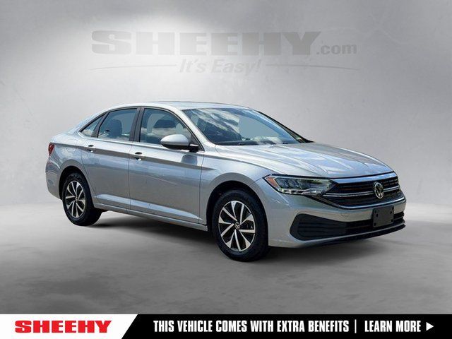 Pyrite Silver Metallic 2024 Volkswagen Jetta S FWD Sedan Front-Wheel Drive 8-Speed Automatic