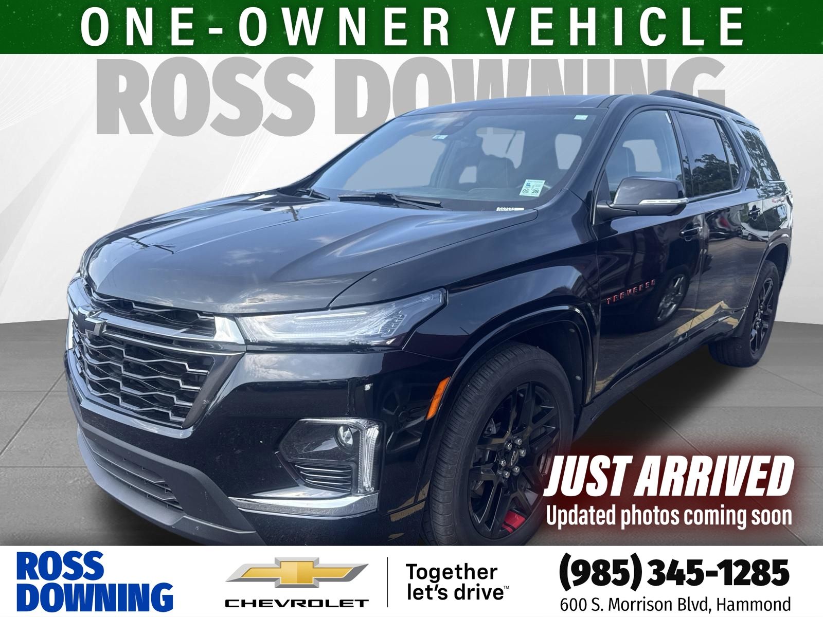2022 Chevrolet Traverse Premier Black at Royal Nissan