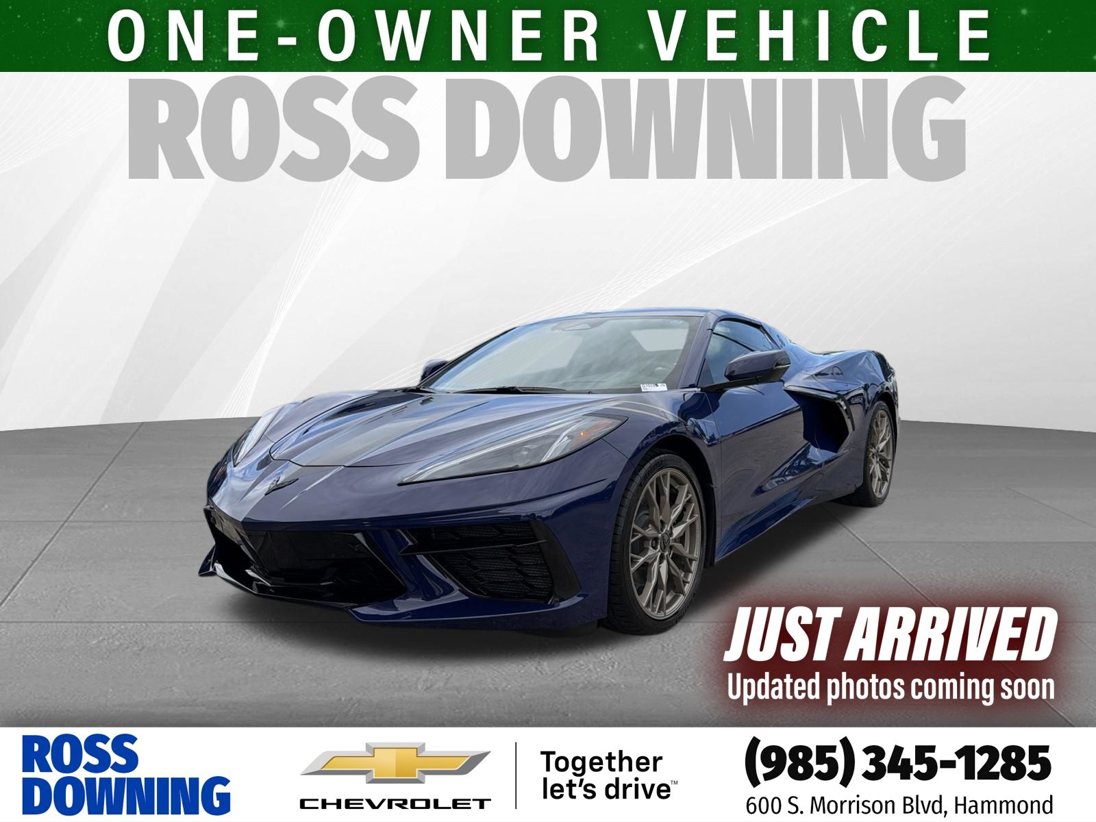  2025 Chevrolet Corvette Stingray 2LT Convertible RWD   