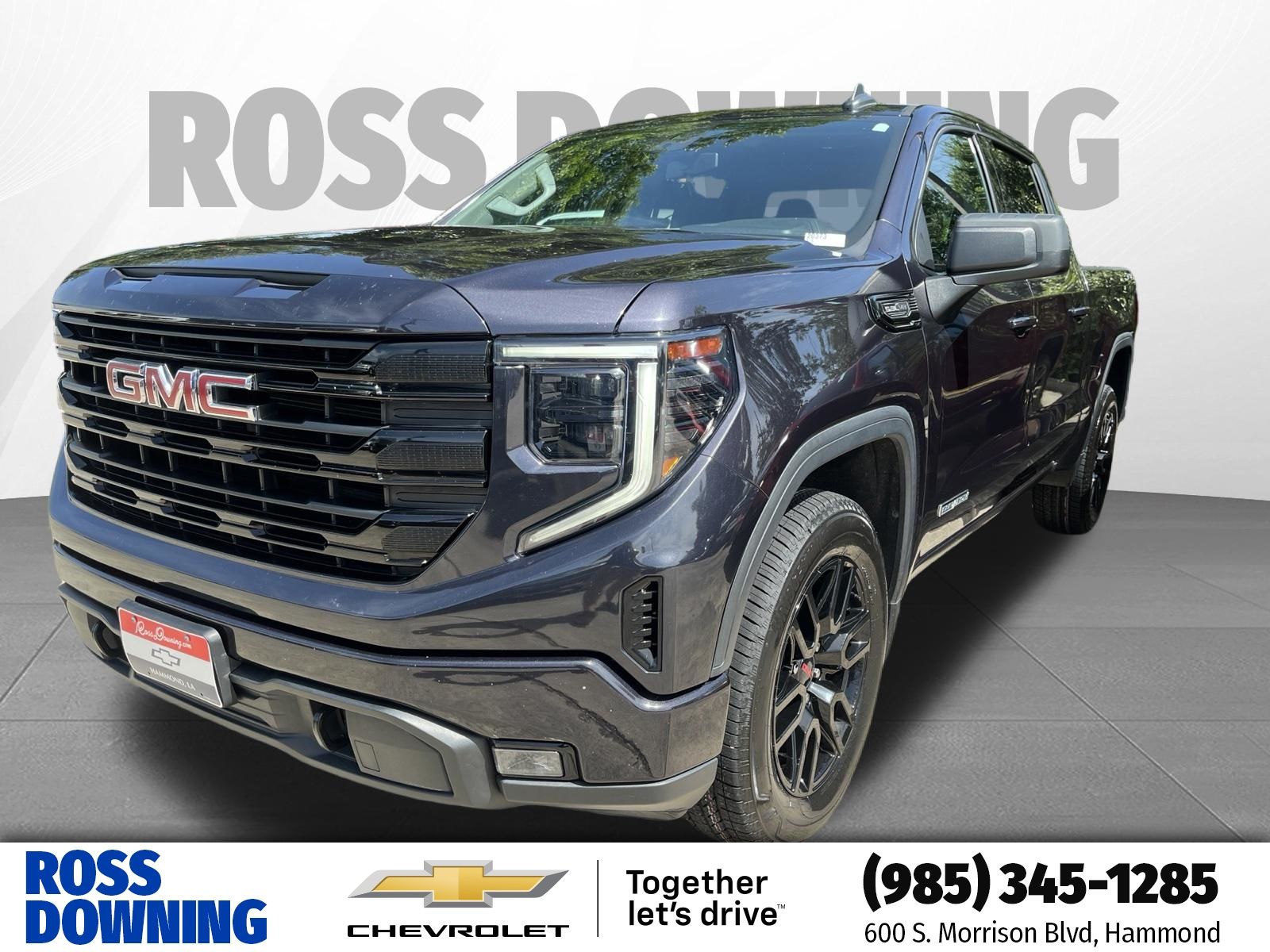 Titanium Rush Metallic 2023 GMC Sierra 1500 Pickup Truck Four-Wheel Drive Automatic