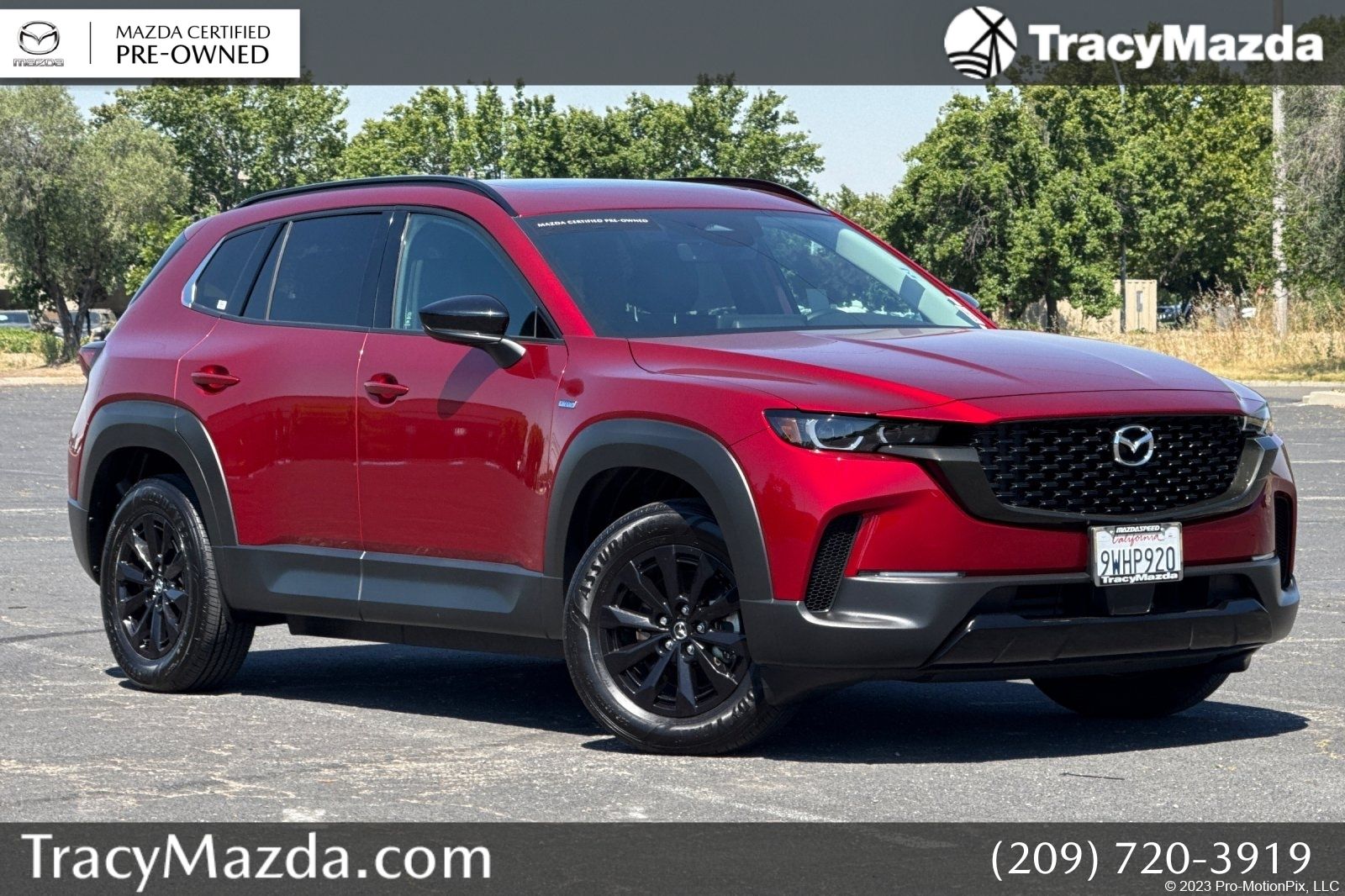 Soul Red Crystal Metallic 2025 Mazda CX-50 Hybrid Premium AWD SUV / Crossover All-Wheel Drive Continuously Variable Transmission