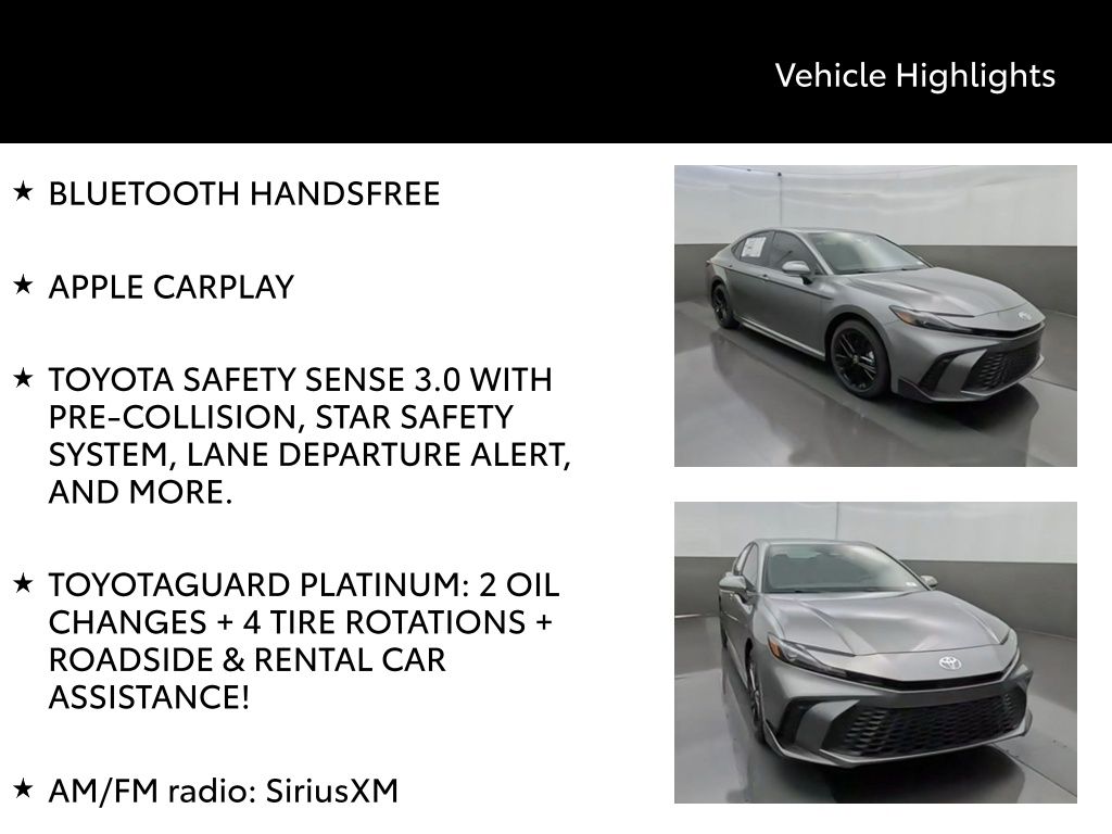 New 2026 Toyota Camry Sedan