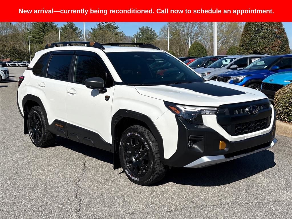 Crystal White 2026 Subaru Forester Wilderness Crossover AWD SUV / Crossover All-Wheel Drive Continuously Variable Transmission
