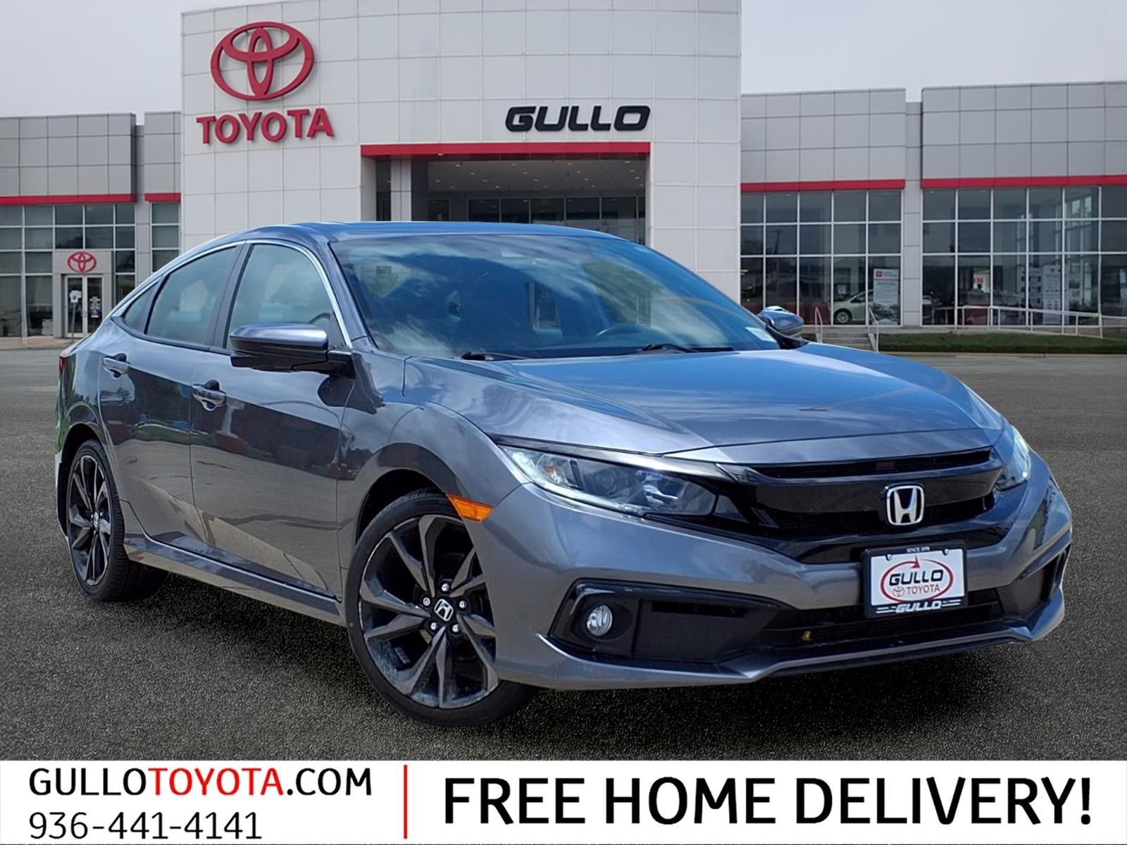 2020 Honda Civic Sport Gray at Bayshore Chrysler Jeep Dodge Ram