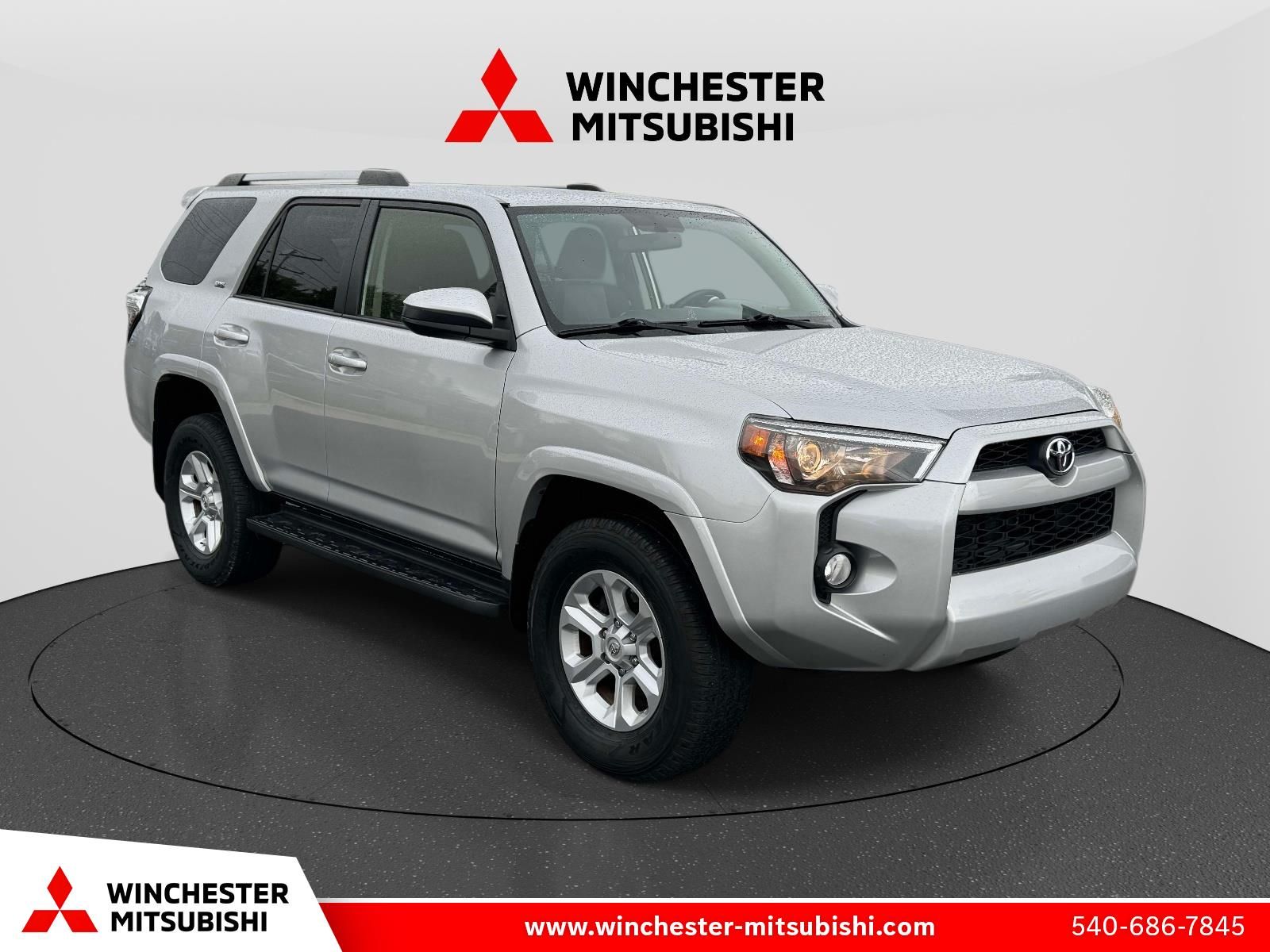 Classic Silver Metallic 2019 Toyota 4Runner SUV / Crossover Four-Wheel Drive 5-Speed Automatic Overdrive
