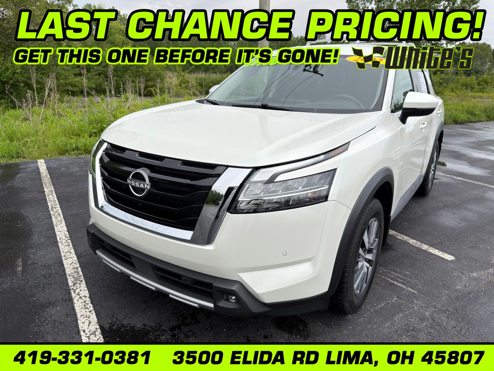 Pearl White 2022 Nissan Pathfinder SUV / Crossover All-Wheel Drive 9-Speed Automatic