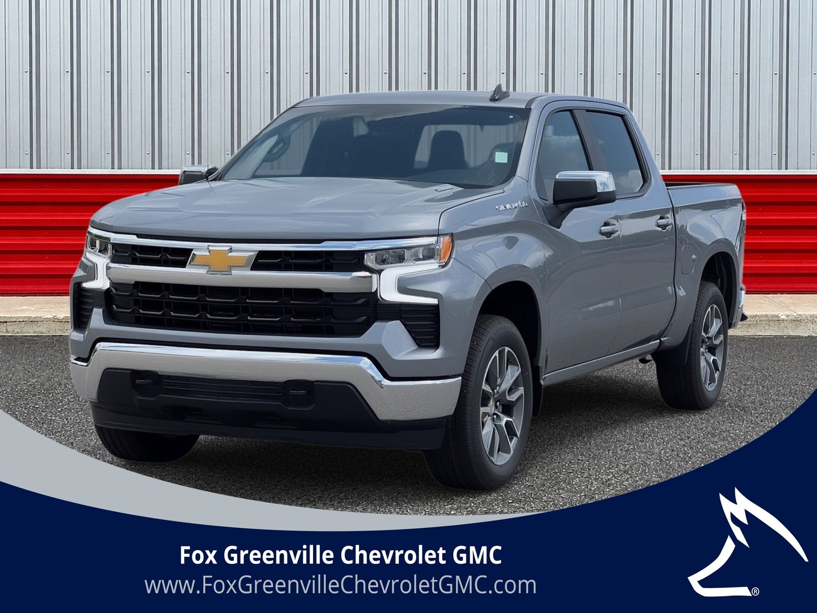 Sterling Gray Metallic 2026 Chevrolet Silverado 1500 Pickup Truck Four-Wheel Drive 8-Speed Automatic